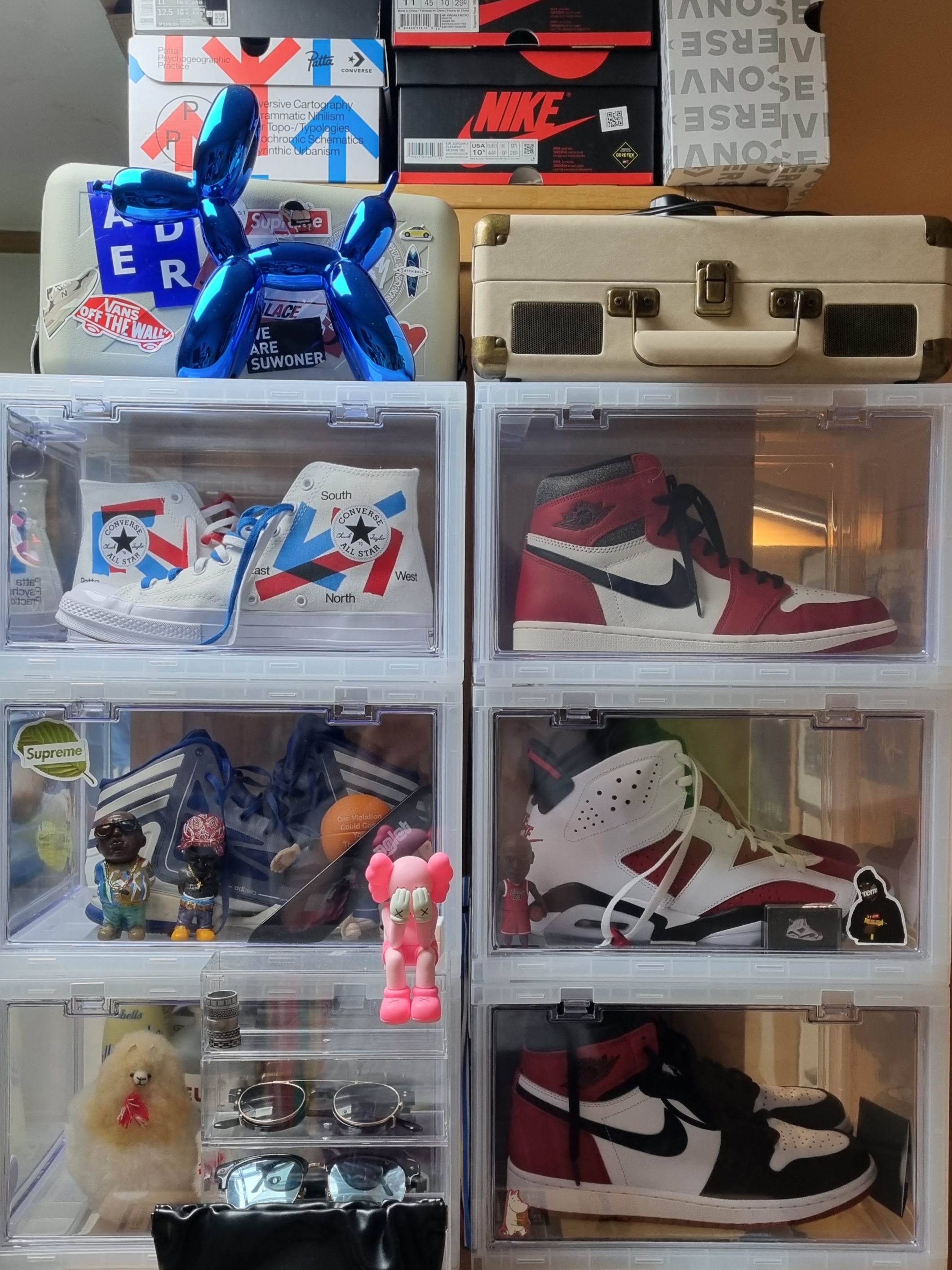 Jordan 1 Retro High OG Chicago 2022, Jordan 6 Retro Carmine 2021 착용 스타일 - 2