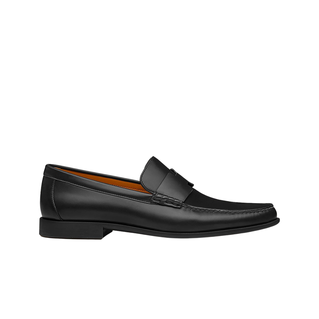 Hermes Duke Loafers Glossed Calfskin & Noir 상세 이미지 1