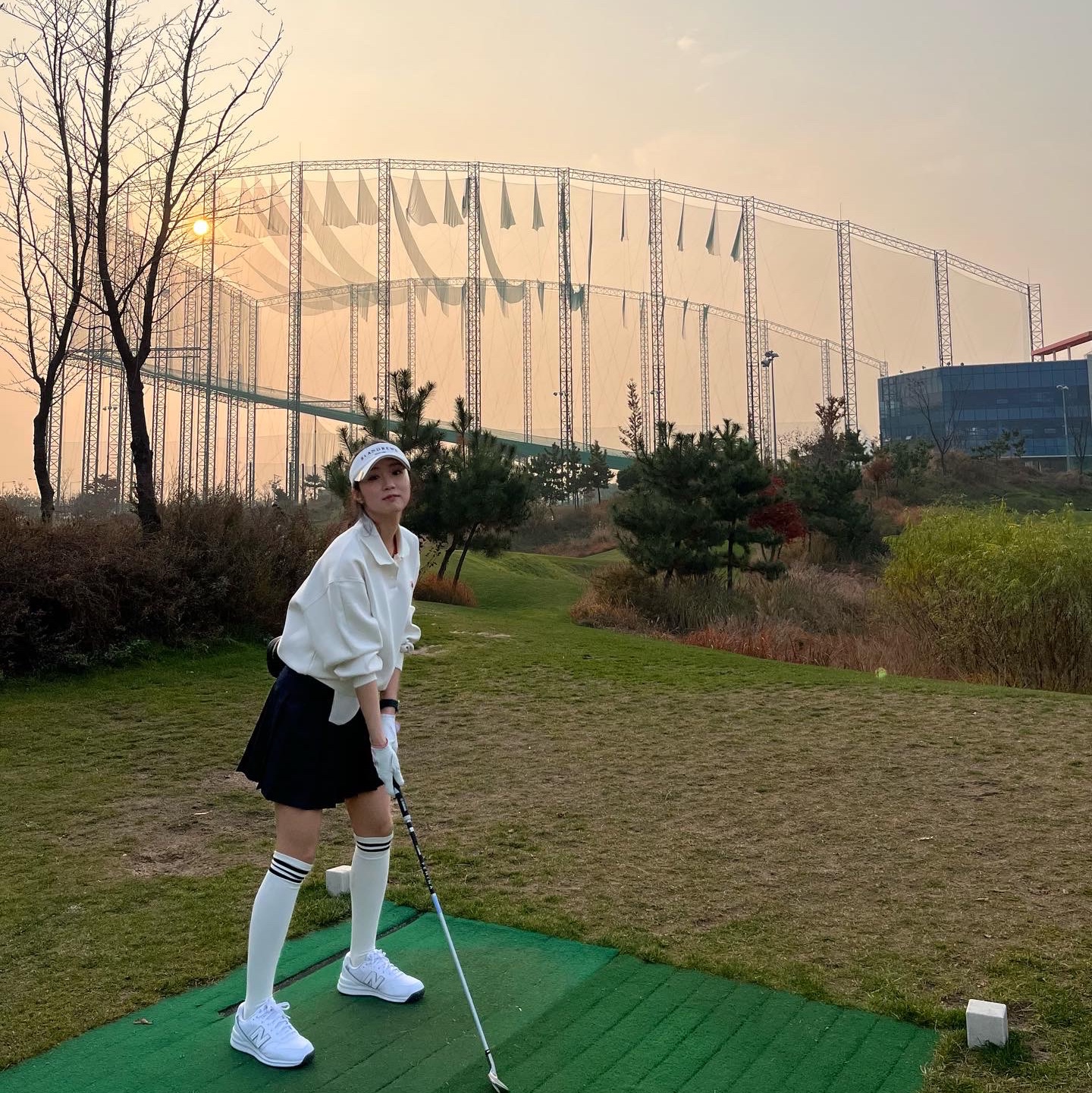 New Balance 996 Golf White 착용 스타일 - 4