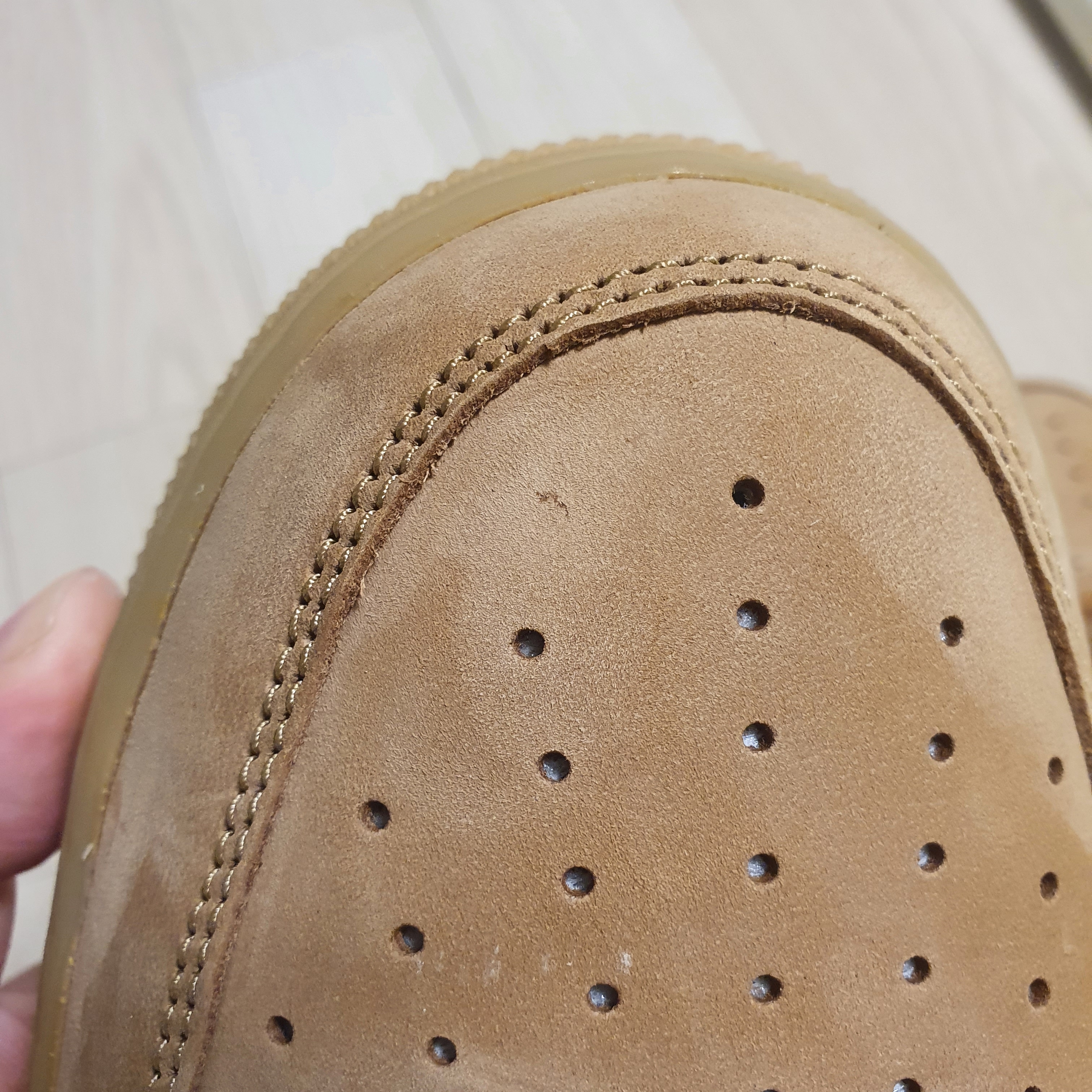 Nike Air Force 1 '07 WB Flax 착용 스타일 - 3