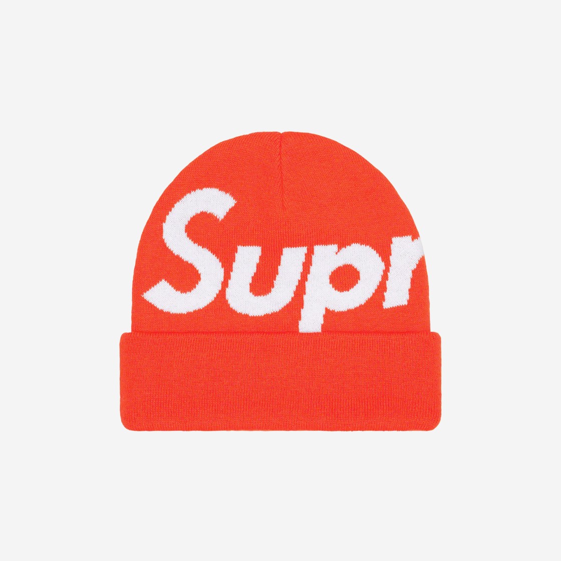 Supreme Big Logo Beanie Orange - 22FW 상세 이미지 1