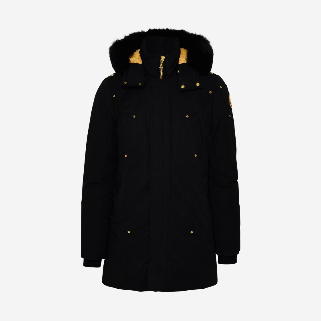 Moose Knuckles Gold Stirling Parka Black Fox Fur Black 상세 이미지 1