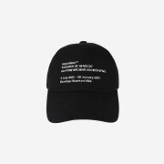 Off-White x Post Archive Faction Figures of Speech Cap Right Black