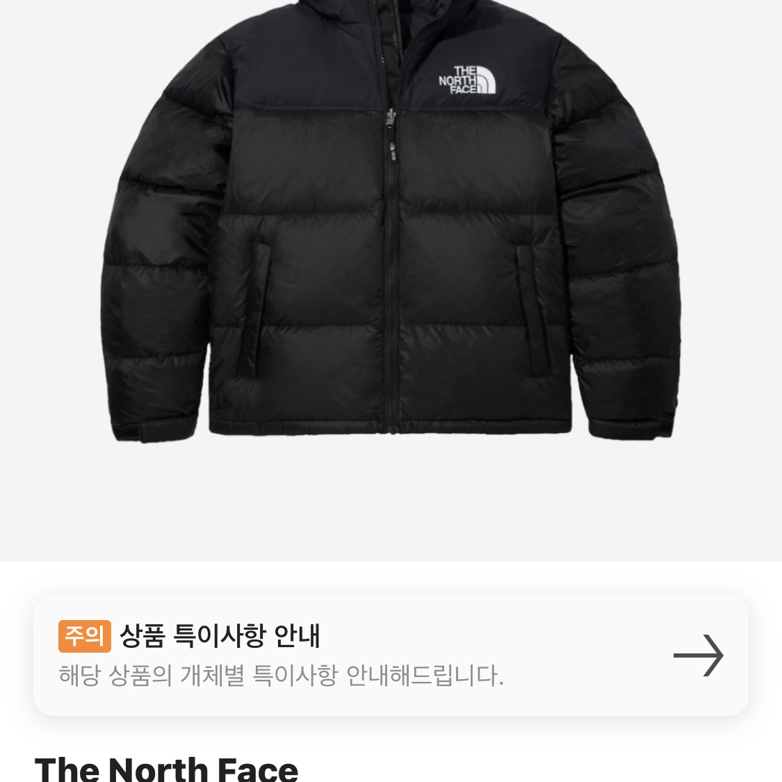The North Face 1996 Eco Nuptse Jacket Black 착용 스타일