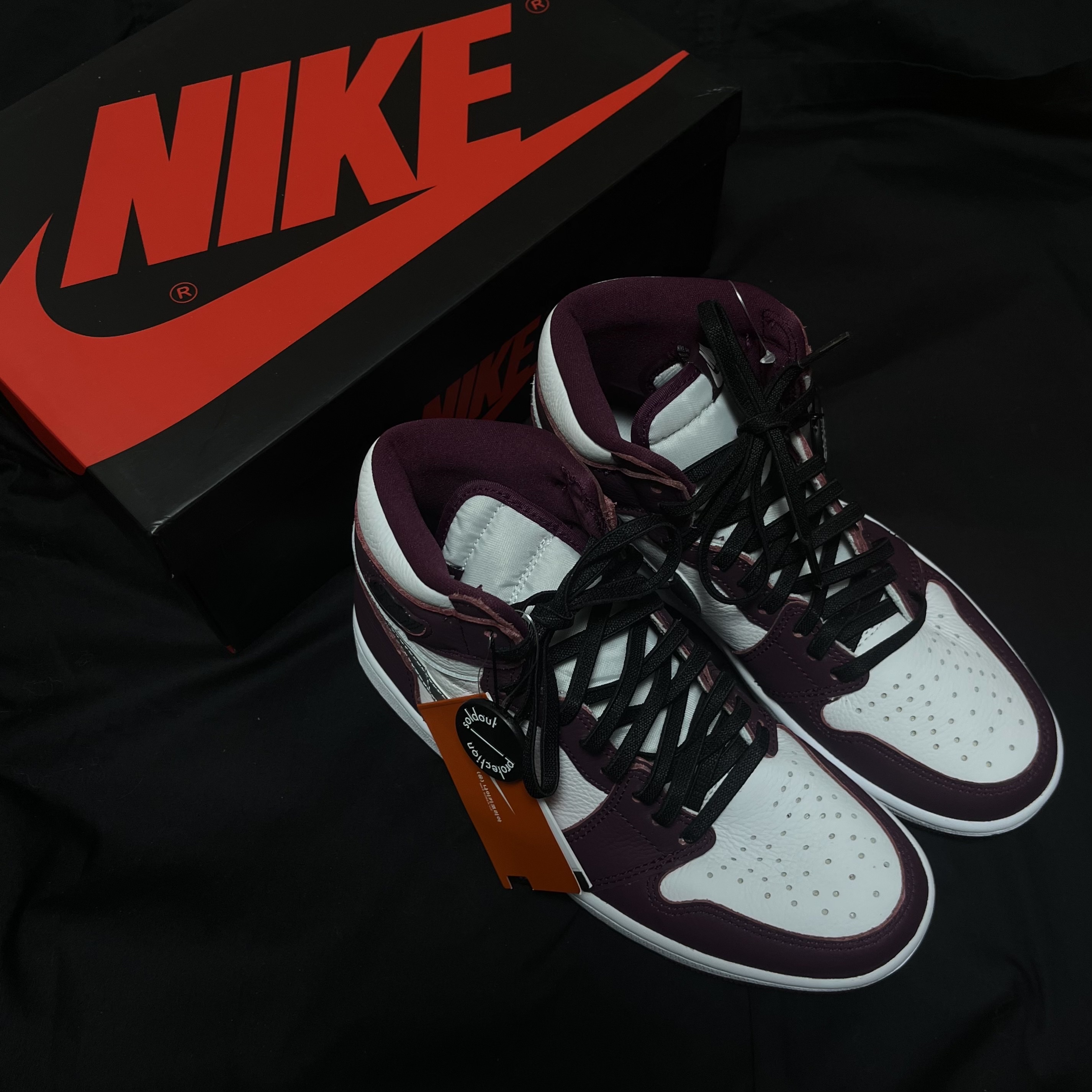 Jordan 1 Retro High OG Bordeaux, (GS) Jordan 1 Retro High OG Bordeaux 착용 스타일