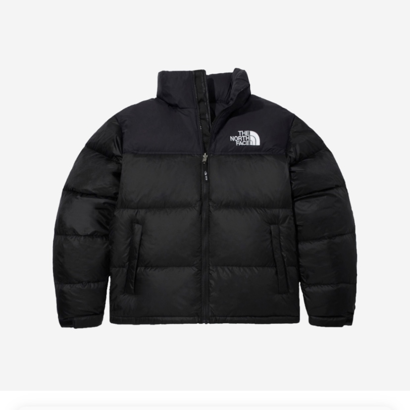 The North Face 1996 Eco Nuptse Jacket Black 착용 스타일