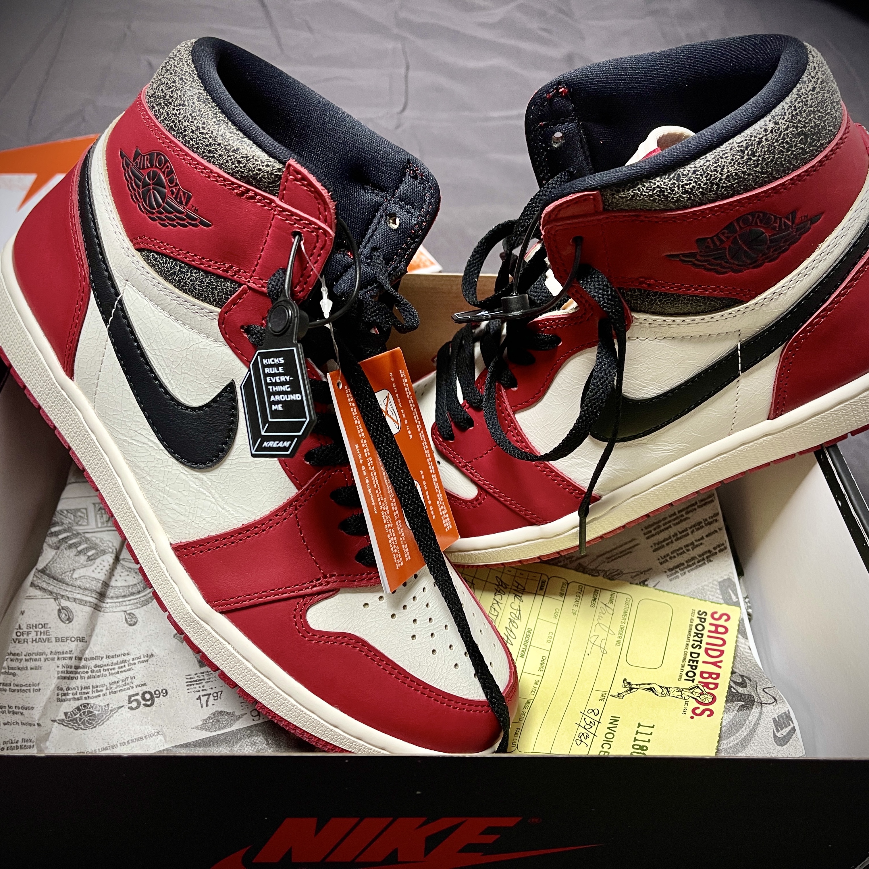 Jordan 1 Retro High OG Chicago 2022 착용 스타일 - 3