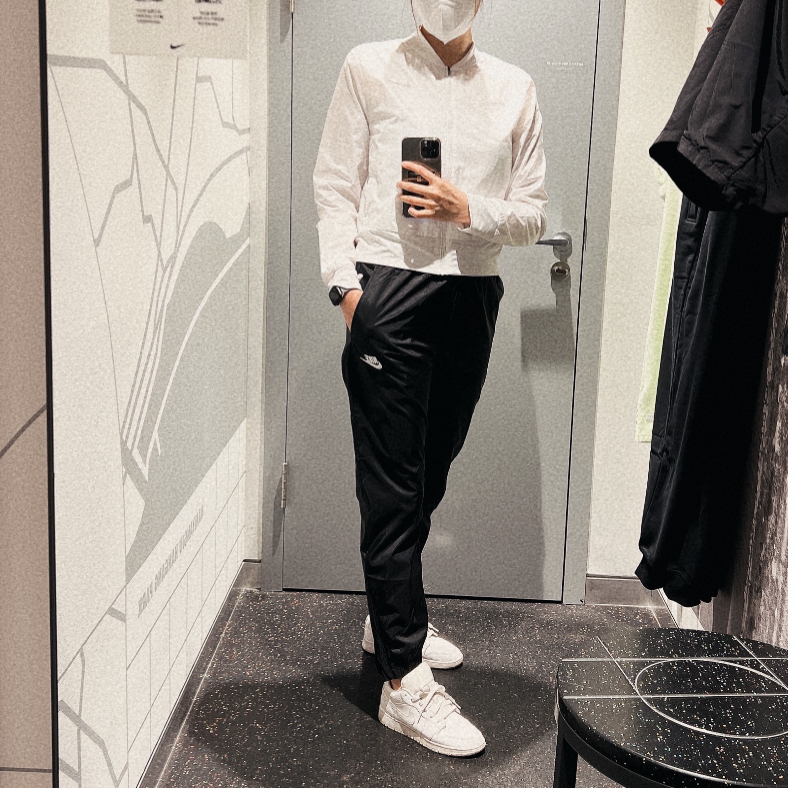 Jordan 1 Low Triple White 착용 스타일
