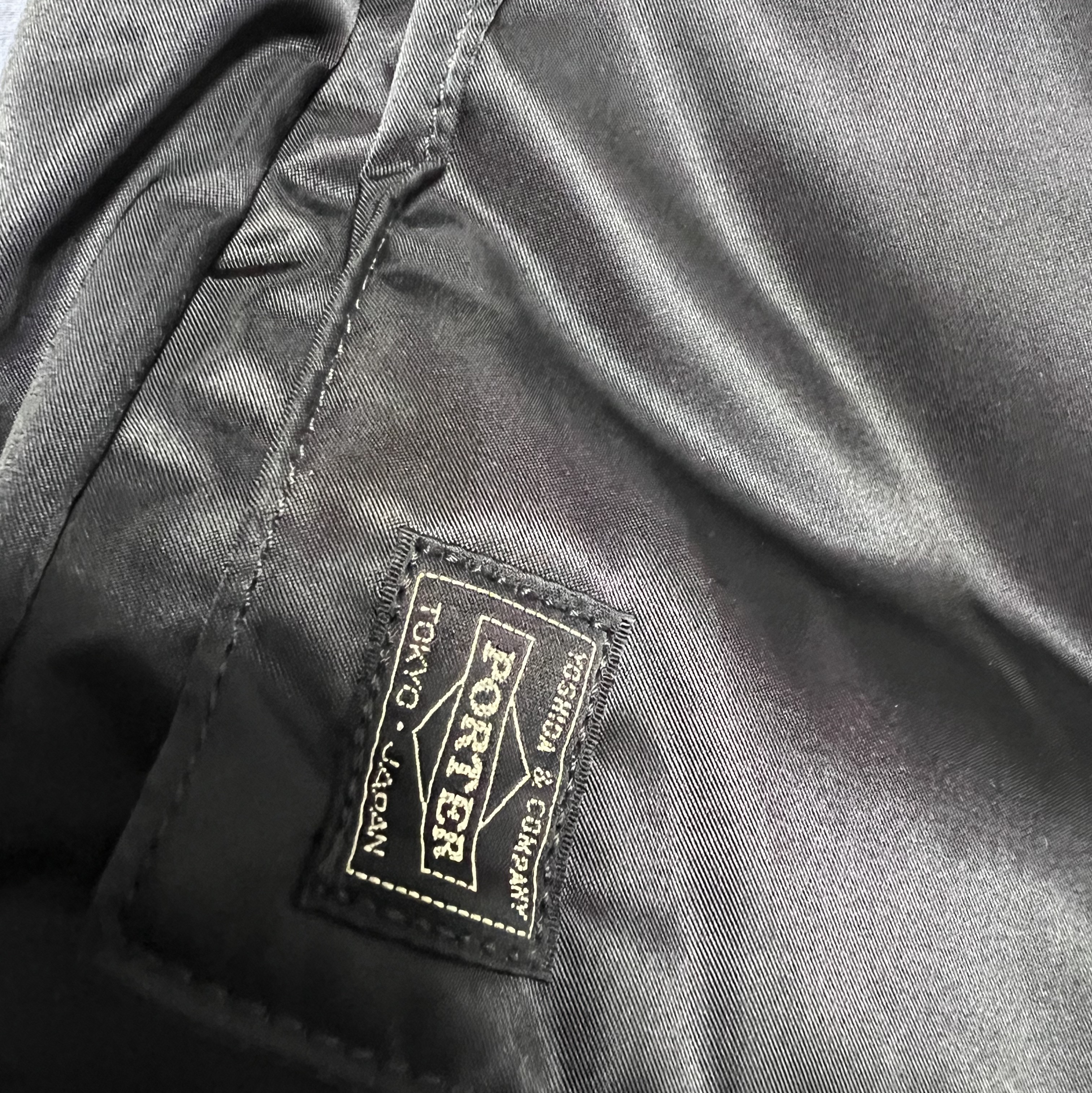 Porter Tanker 2Way Briefcase Black 착용 스타일