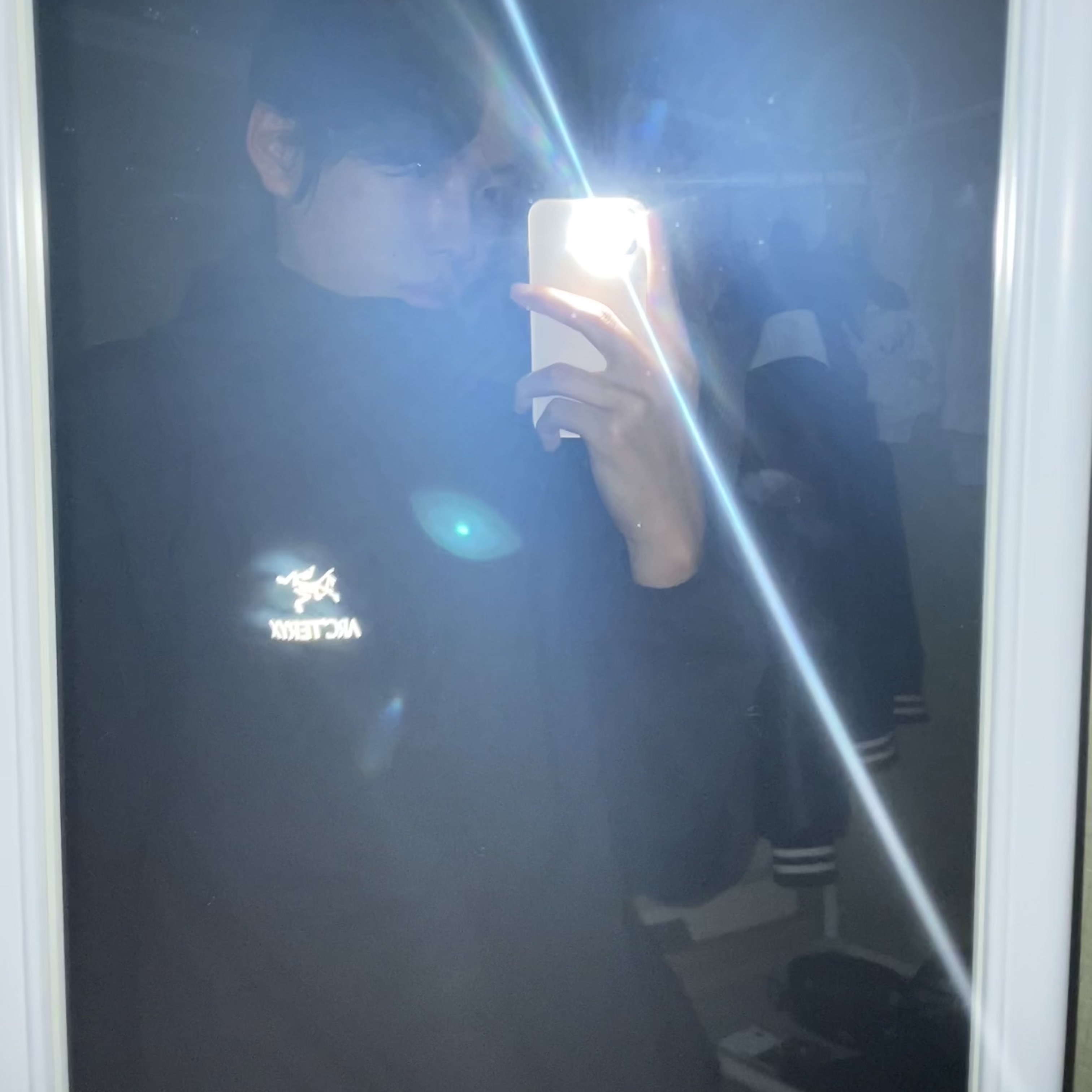 Arc'teryx Squamish Hoody Black 착용 스타일 - 2