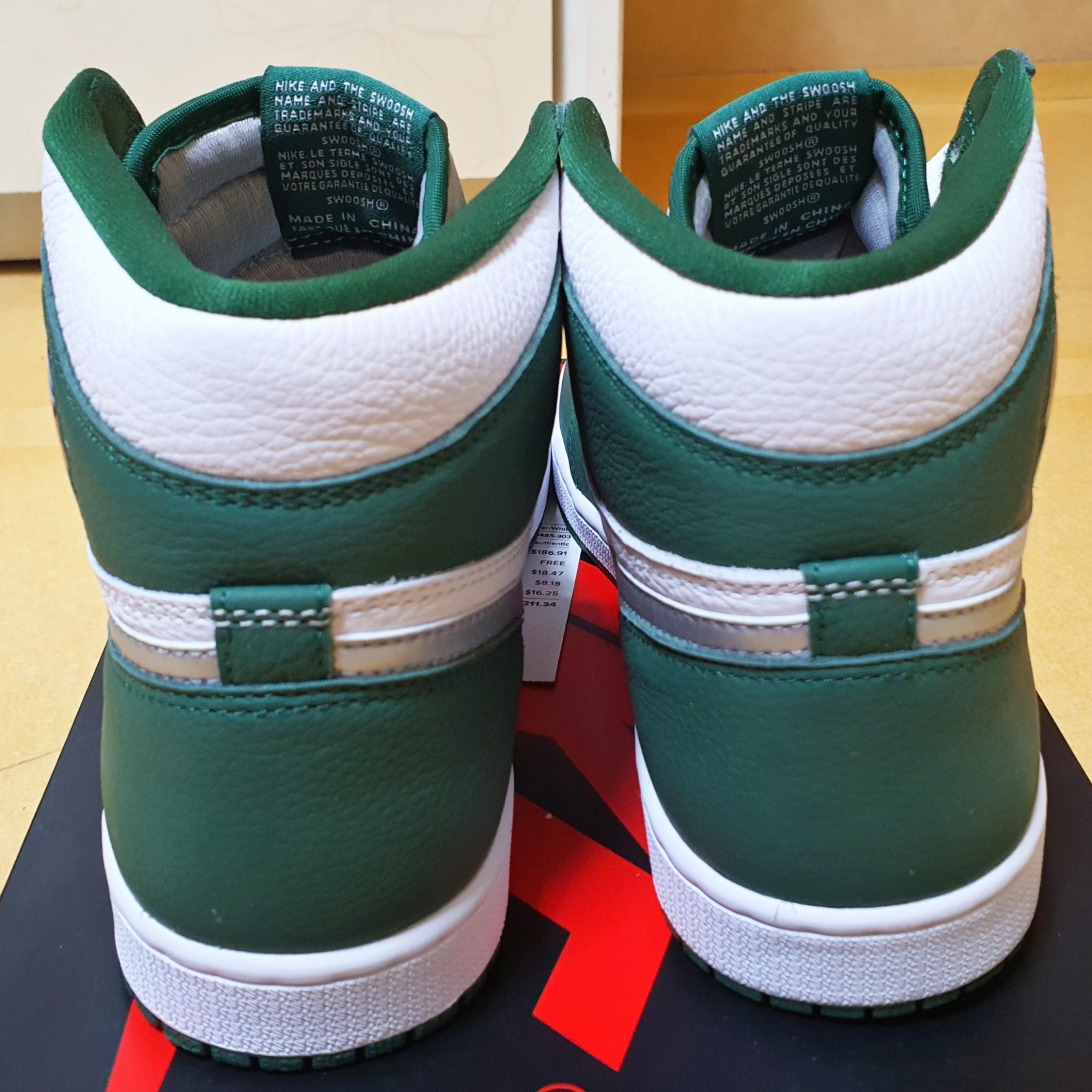 Jordan 1 Retro High OG Gorge Green 착용 스타일 - 3
