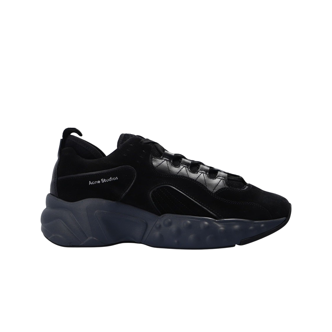 아크네 스튜디오 락어웨이 스웨이드 스니커즈 블랙(Acne Studios Rockaway Suede Sneakers Black) - 1