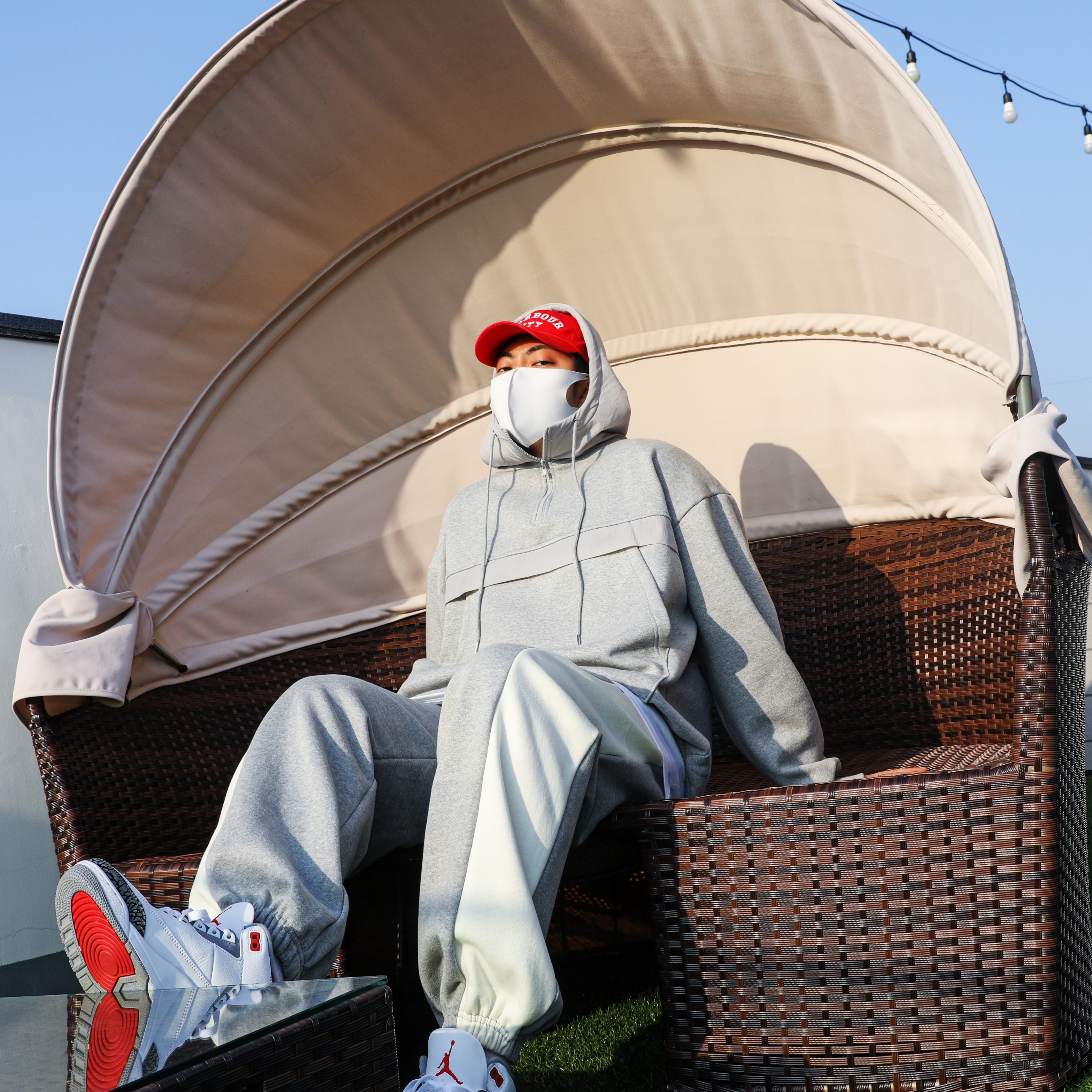 Jordan 3 Retro Fire Red 2022 착용 스타일 - 1