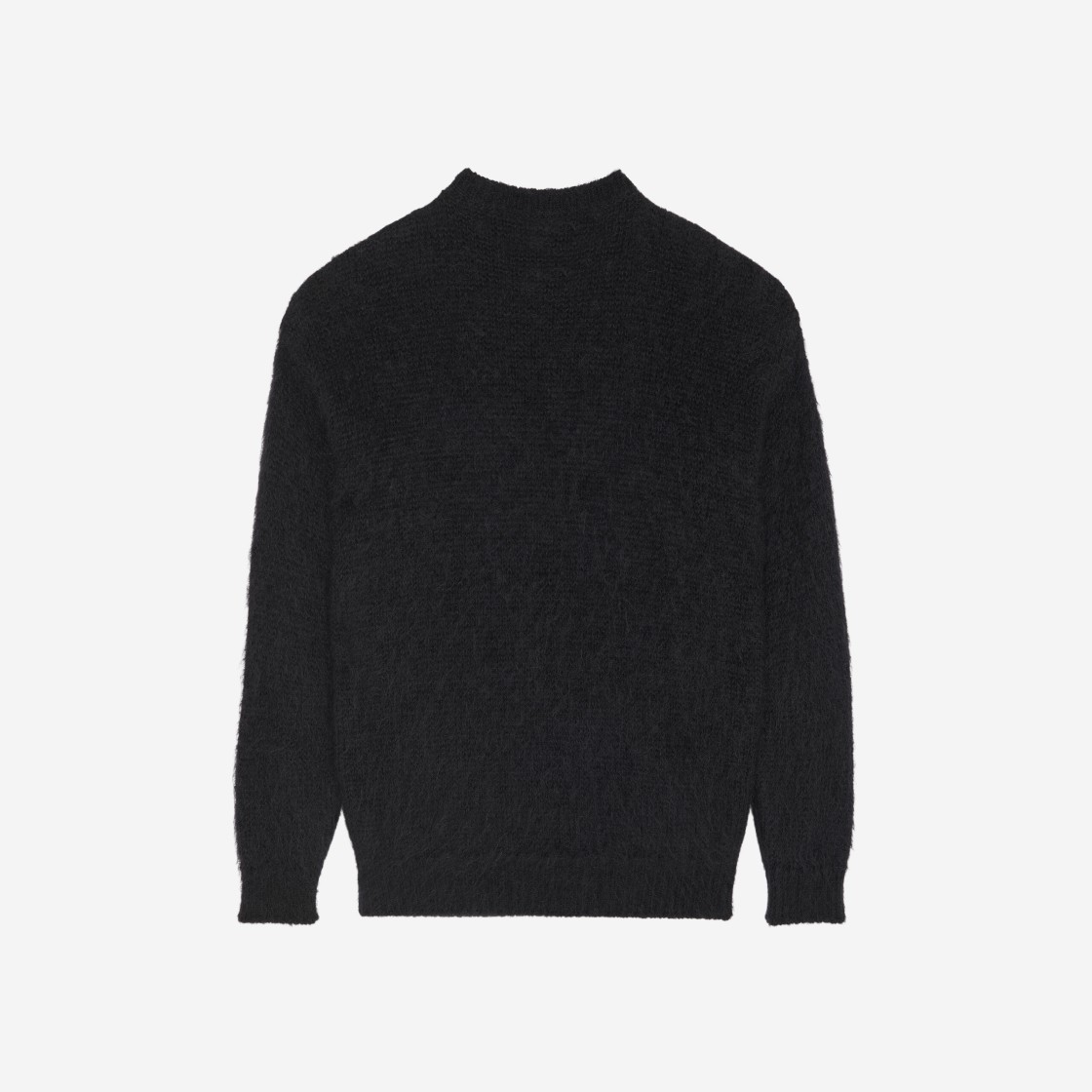 Saint Laurent 90s Saint Laurent Sweater in Mohair Noir Et Naturel 상세 이미지 2