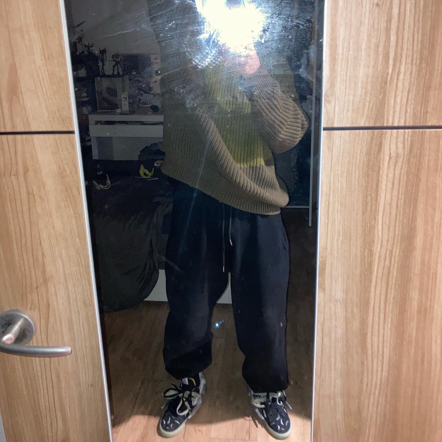 Nike x Acronym Blazer Low Black 착용 스타일 - 3