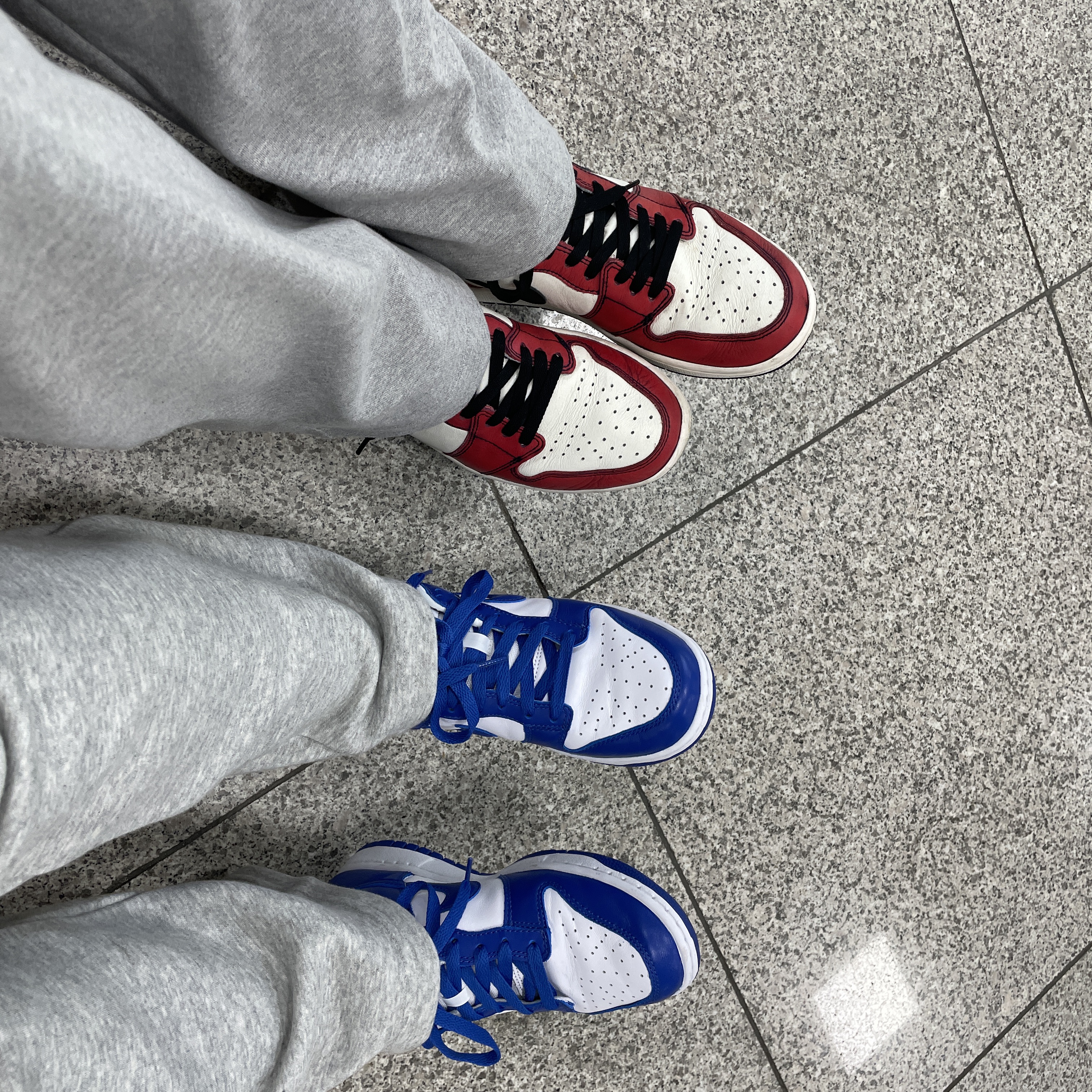 Jordan 1 Retro High OG Defiant SB LA to Chicago, Nike Dunk Low SP Kentucky 2022 착용 스타일