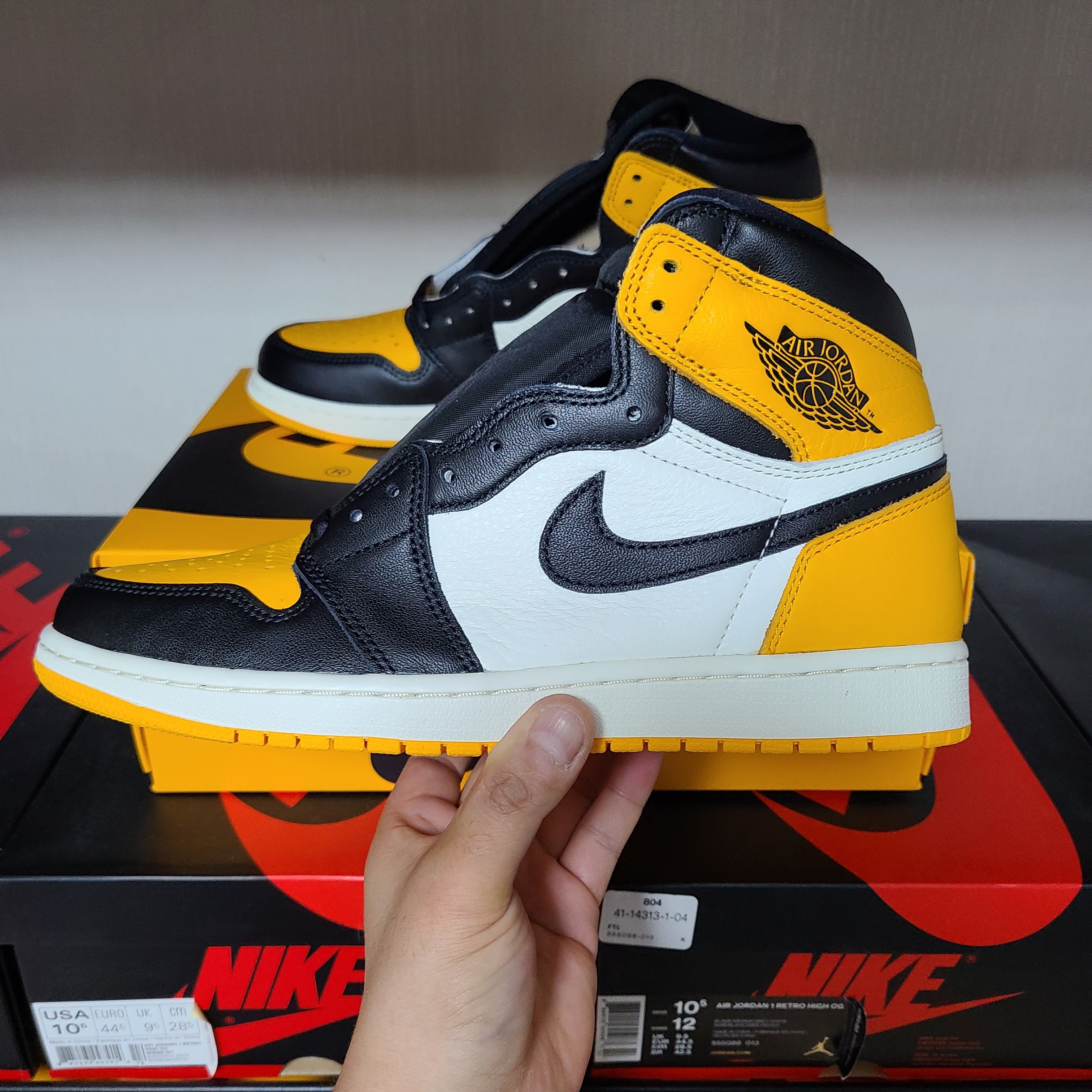 Jordan 1 Retro High OG Taxi 착용 스타일 - 2