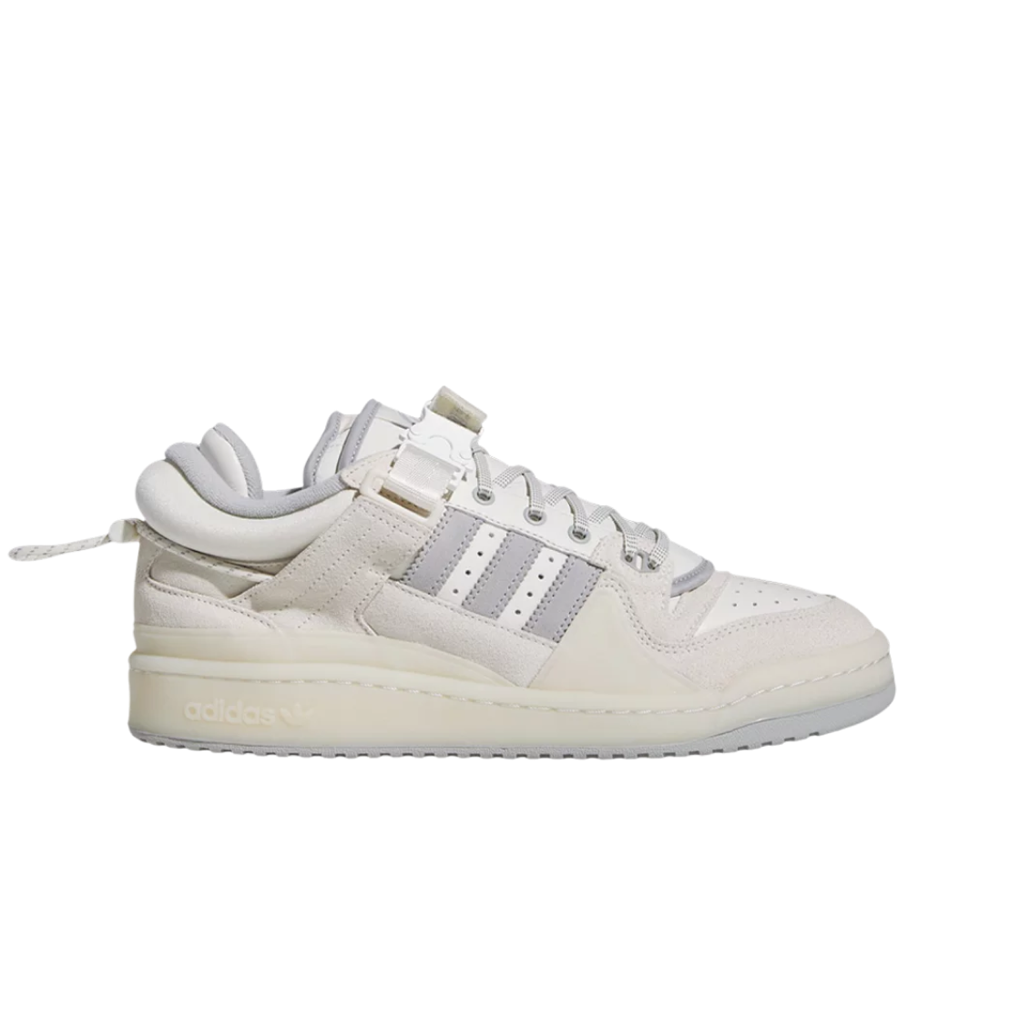 아디다스 x 배드 버니 포럼 로우 클라우드 화이트 클리어 오닉스(Adidas x Bad Bunny Forum Low Cloud White Clear Onix)