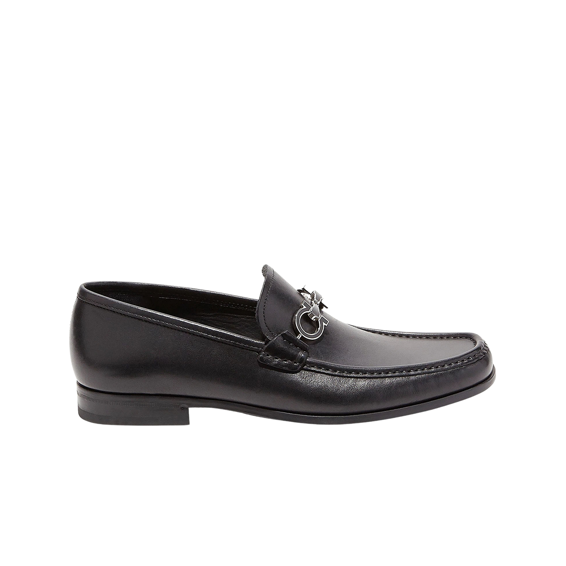 페라가모 모카신 리버시블 간치니 오너먼트 블랙 - EEE(Ferragamo Moccasin Gancini Reversible Ornament Black - EEE)