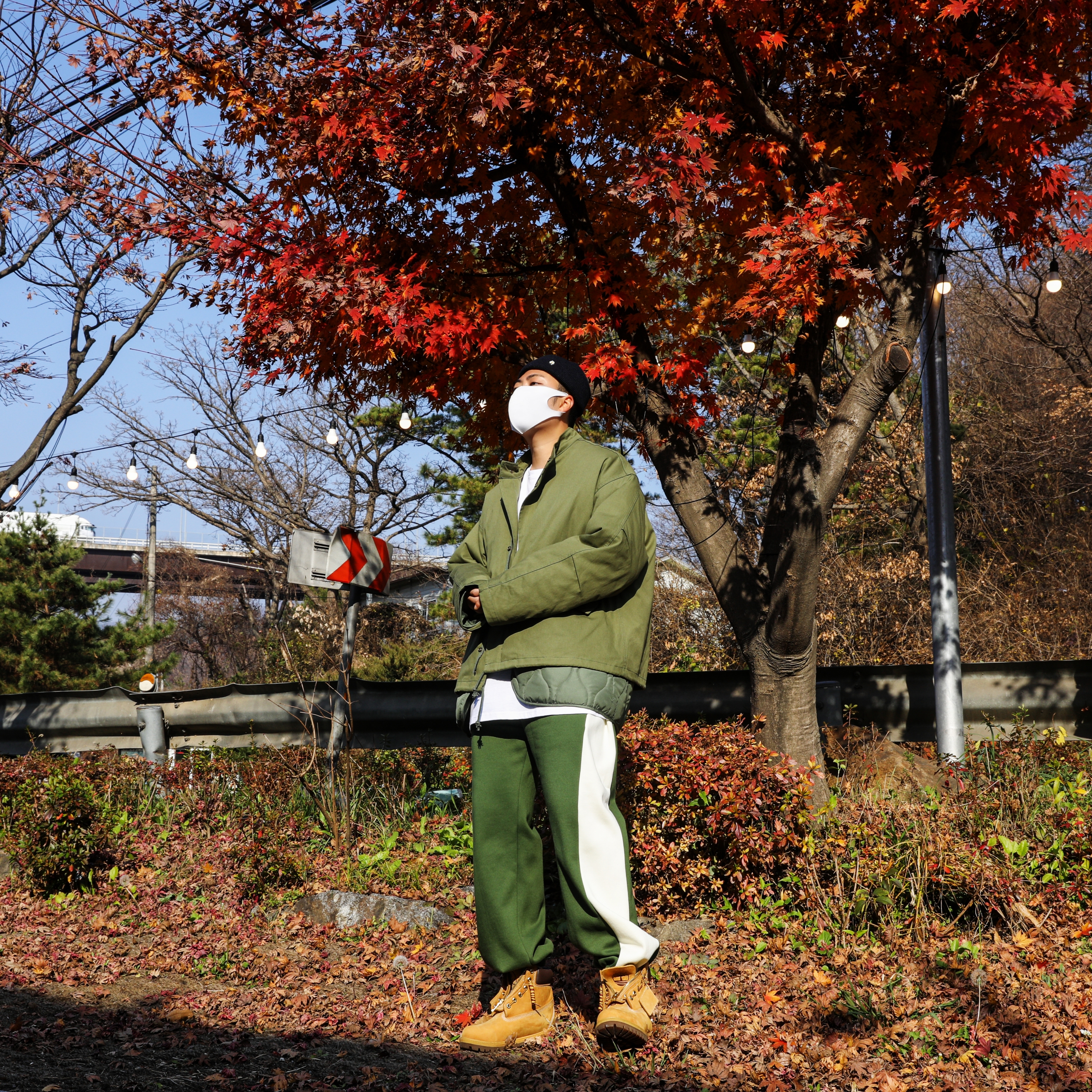 Timberland x Comme des Garcons Shirt x Supreme 6 Inch Boot Wheat - Medium 착용 스타일 - 1