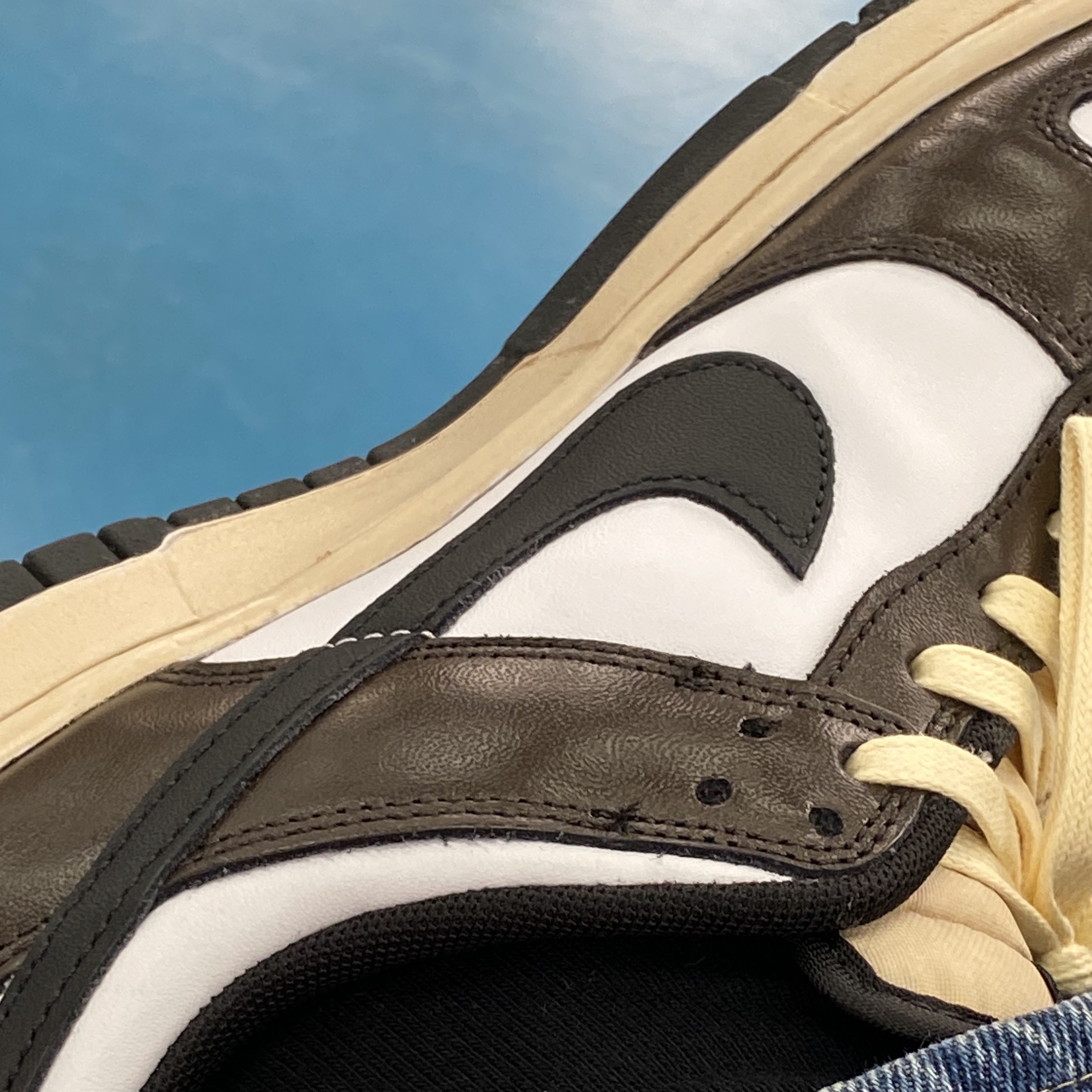 Nike Dunk Low Retro Black 착용 스타일 - 2