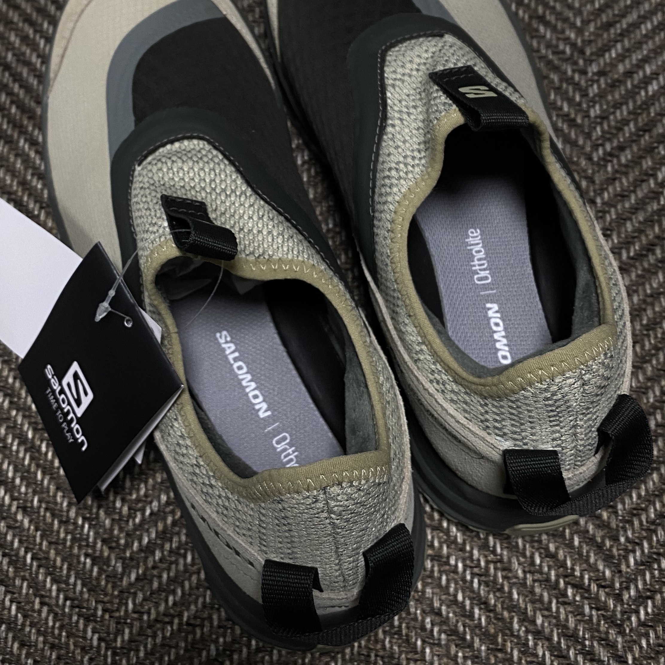 Salomon RX Snug Moss Gray 착용 스타일 - 2