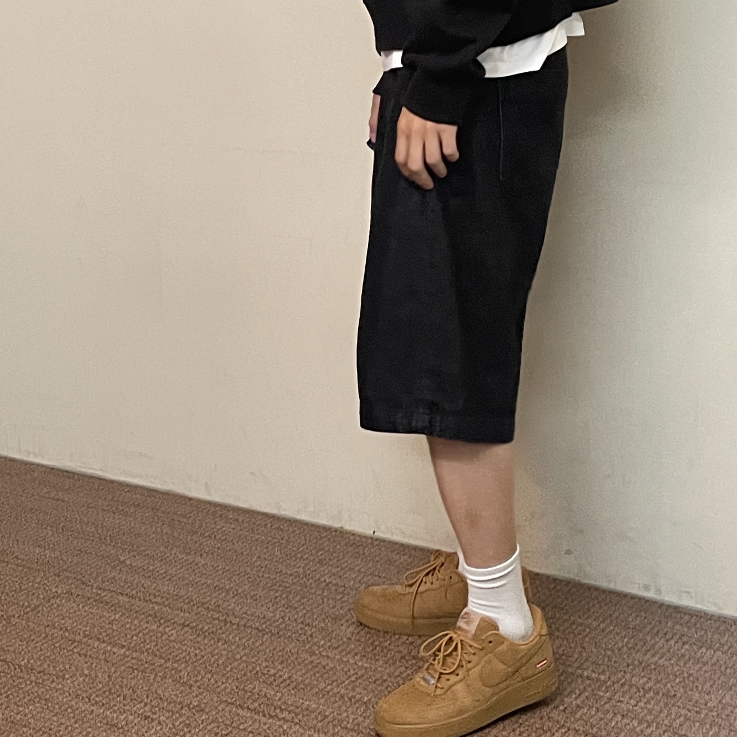 Nike x Supreme Air Force 1 Low Flax 착용 스타일 - 2