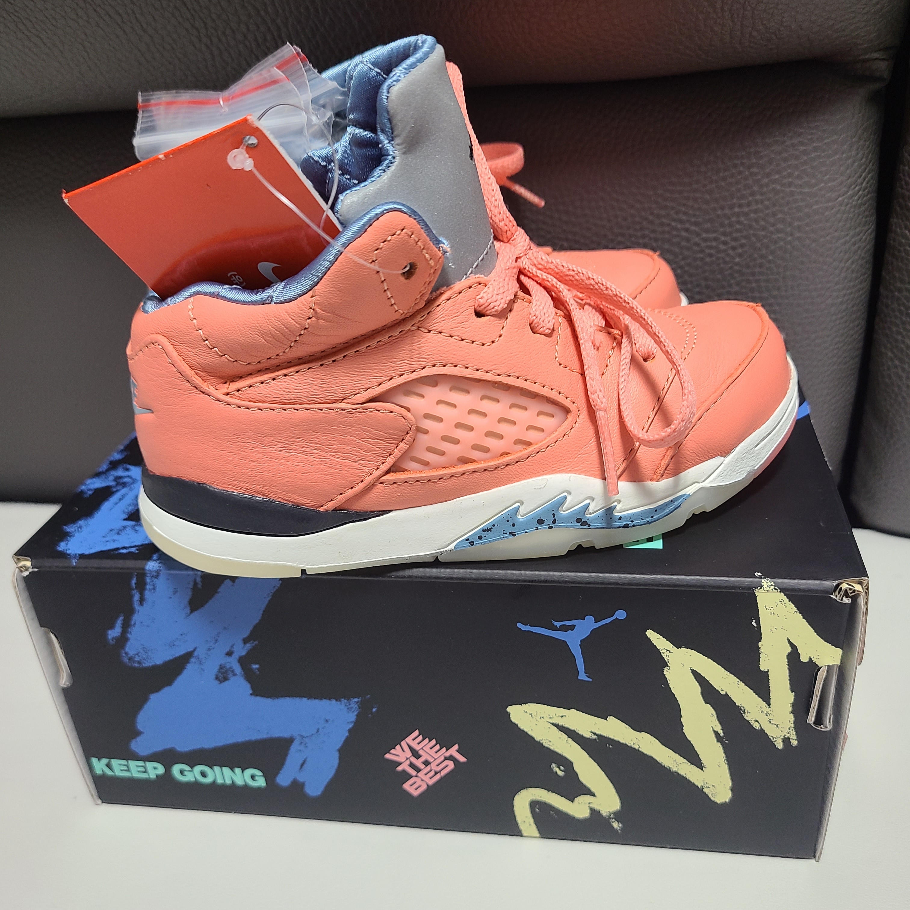 (TD) Jordan 5 x DJ Khaled Retro Crimsson Bliss 착용 스타일 - 3