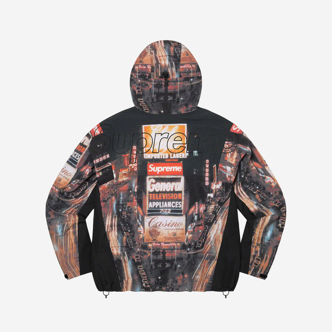 슈프림 x 노스페이스 테입드 심 쉘 자켓 타임스퀘어 - 22FW | Supreme 