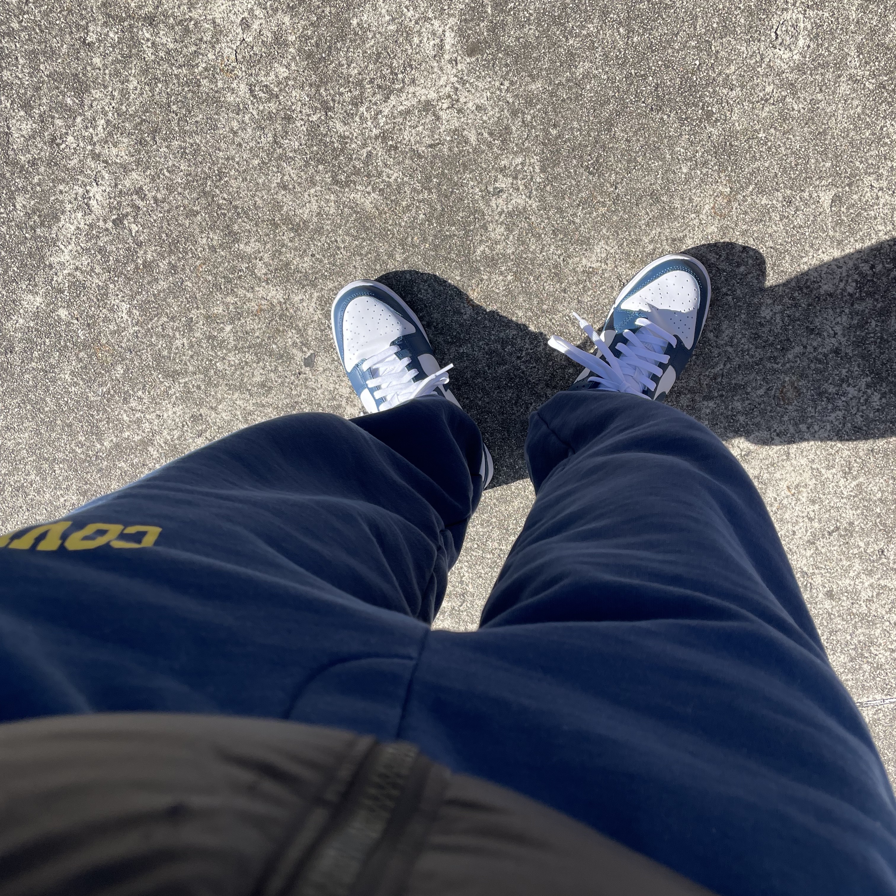 Nike Dunk Low Retro Valerian Blue 착용 스타일