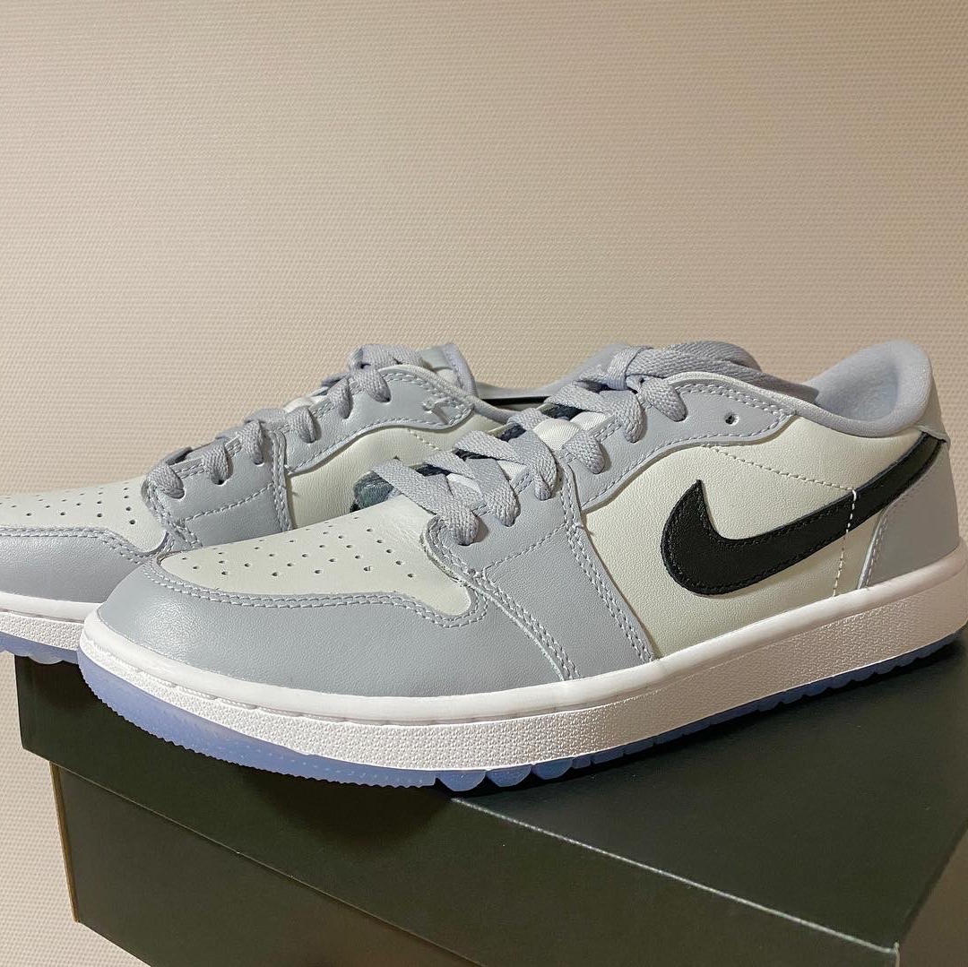 Jordan 1 Low Golf Wolf Grey 착용 스타일 - 3