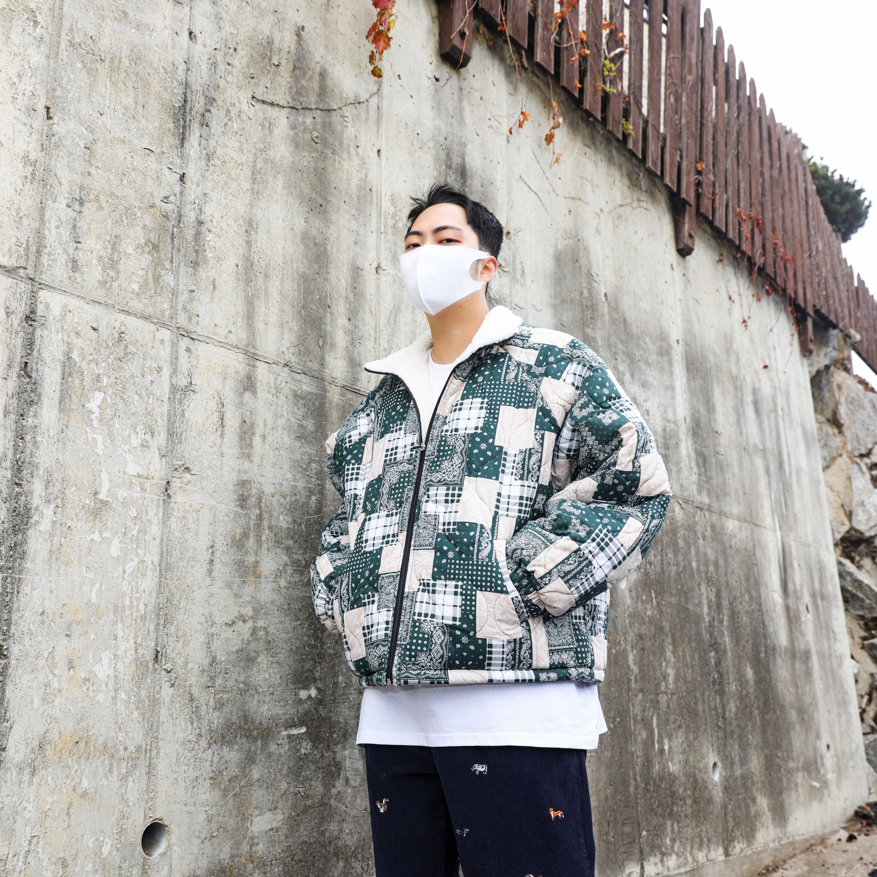 Adidas x Human Made Campus Green 착용 스타일 - 3