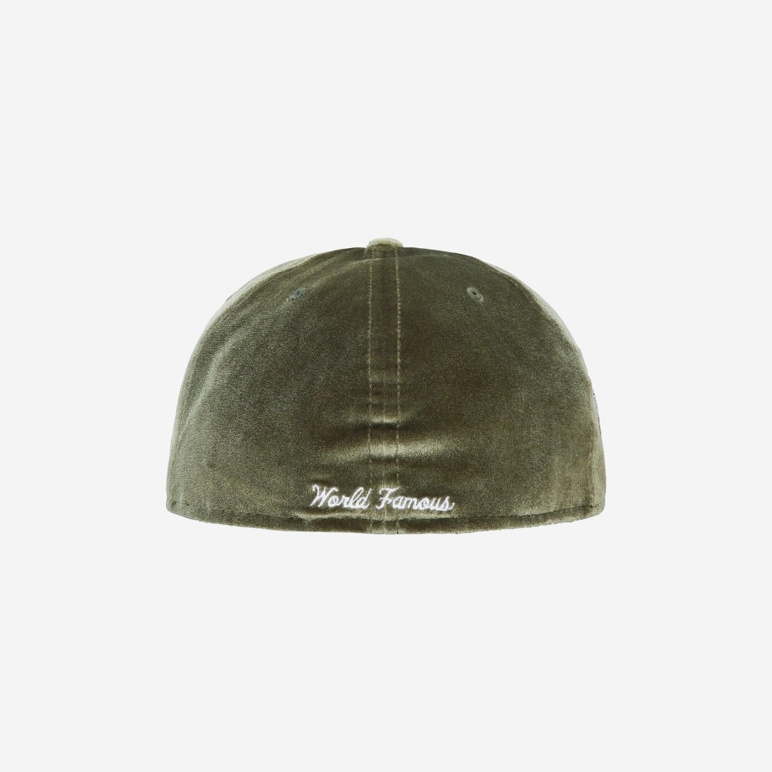 Supreme Velour Box Logo New Era Olive - 22FW 상세 이미지 3