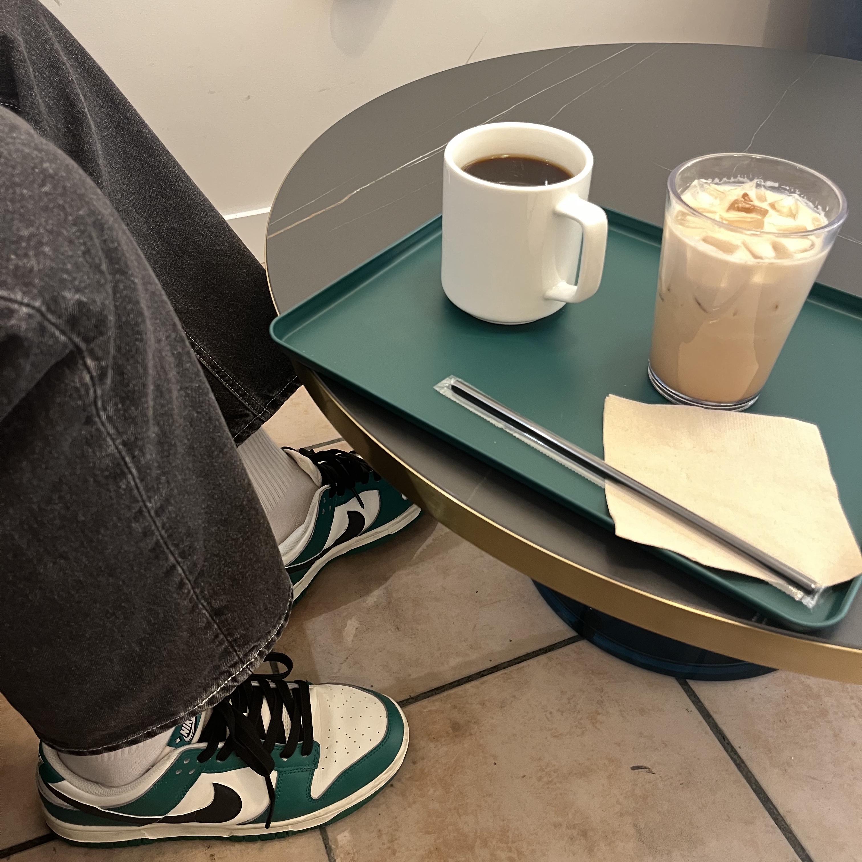 Nike Dunk Low Retro SE Jackpot Malachite 착용 스타일