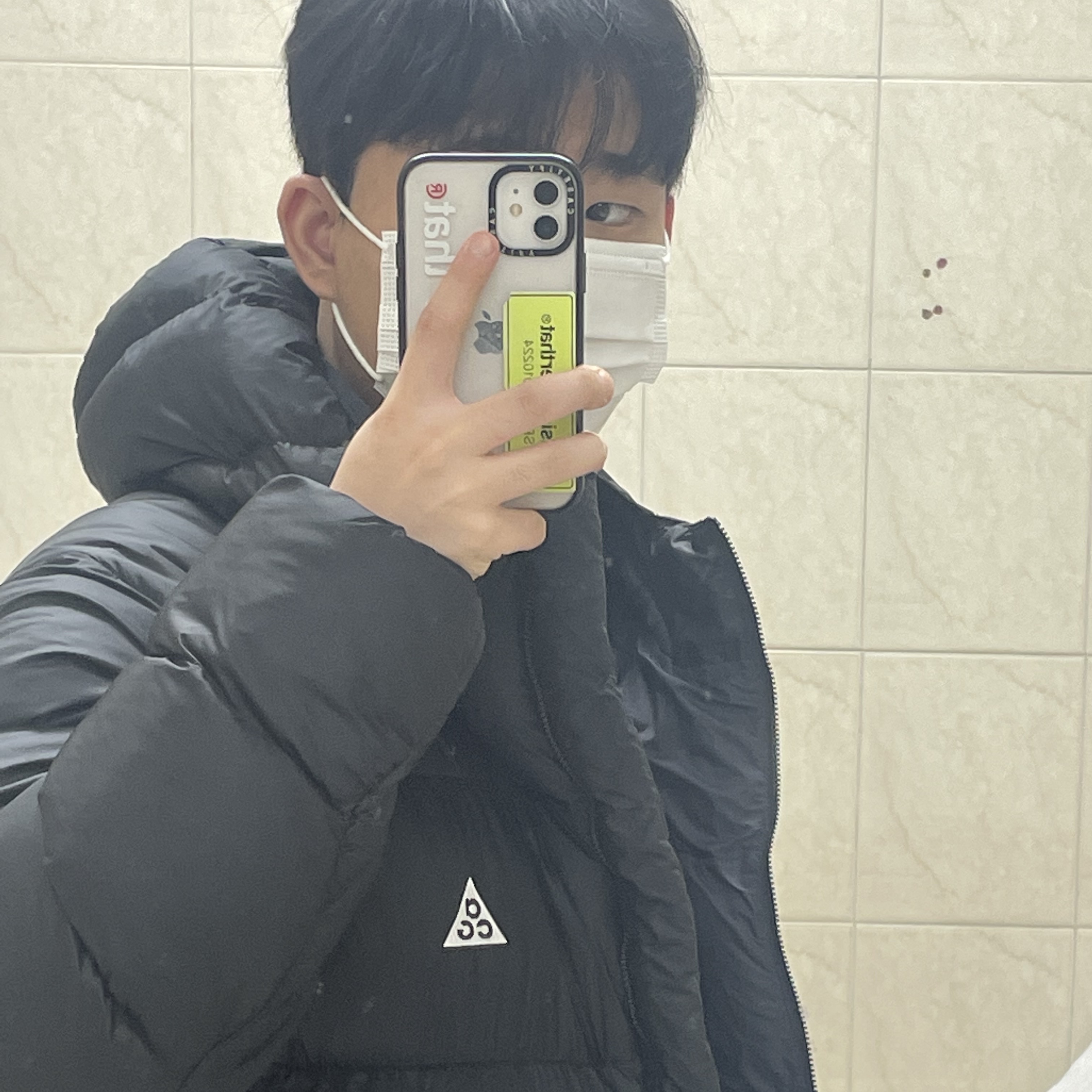 Nike ACG Therma-Fit ADV Lunar Lake Puffer Jacket Black - Asia 착용 스타일 - 2