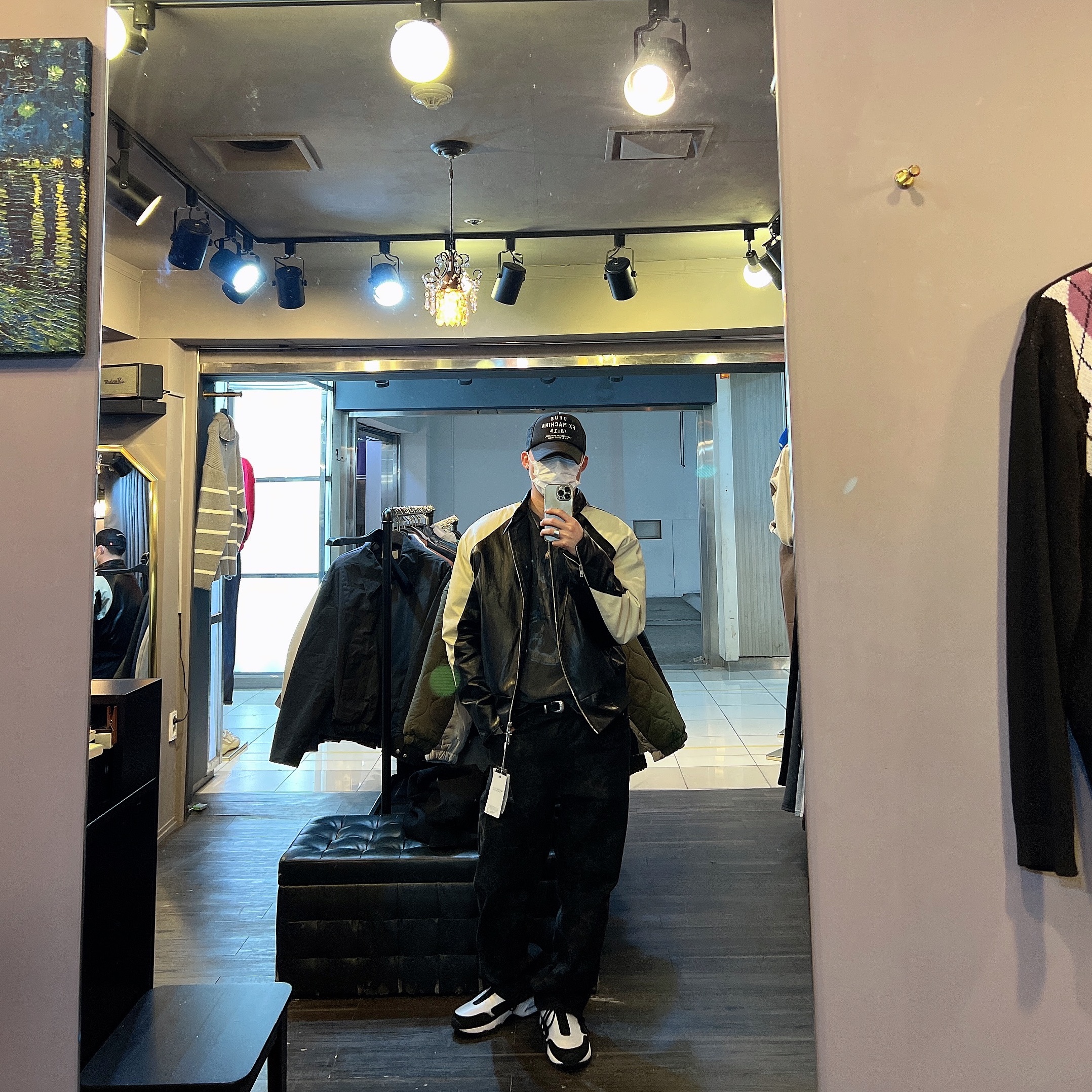 Nike x Comme des Garcons Homme Plus Air Max Sunder SP White Black 착용 스타일 - 4