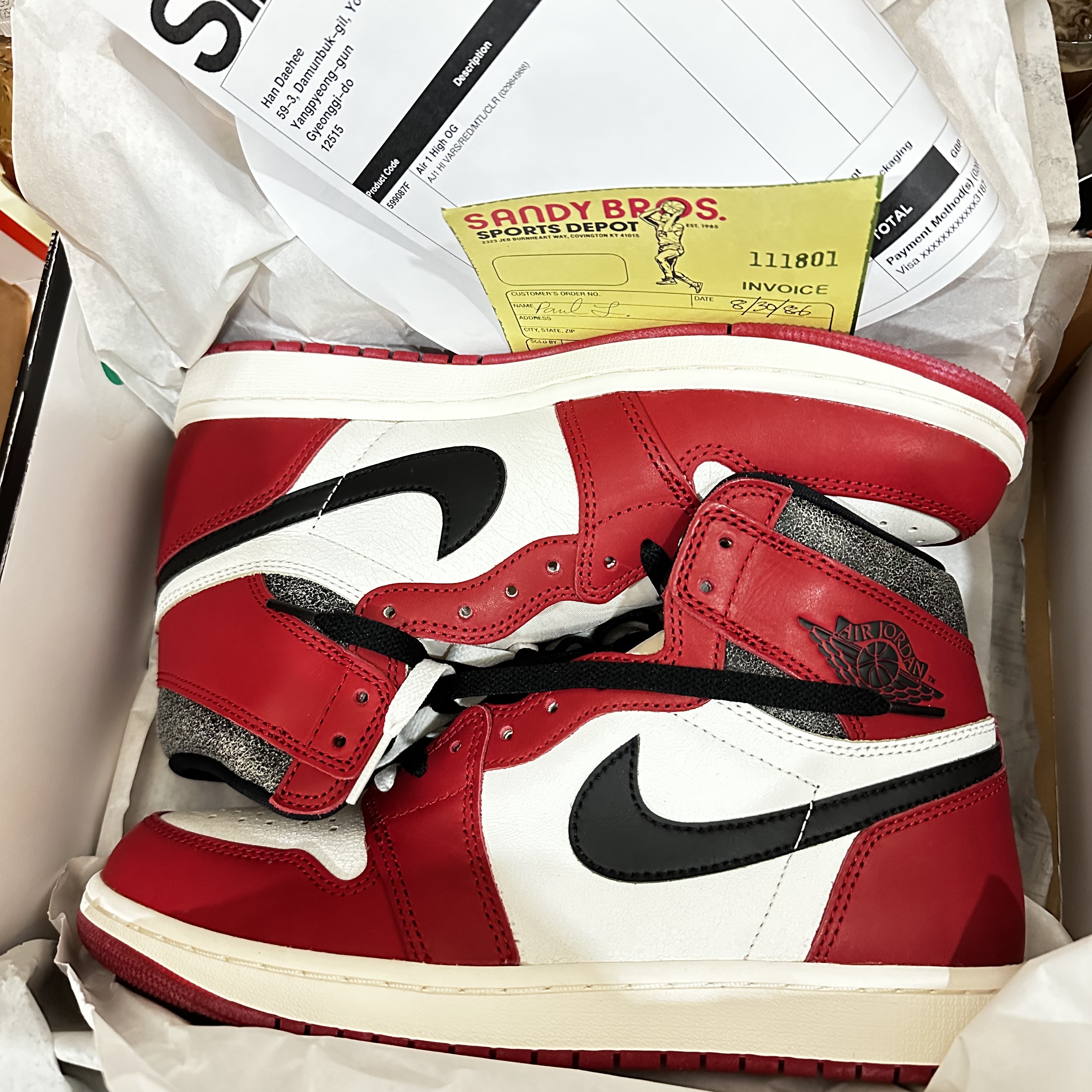 Jordan 1 Retro High OG Chicago 2022 착용 스타일