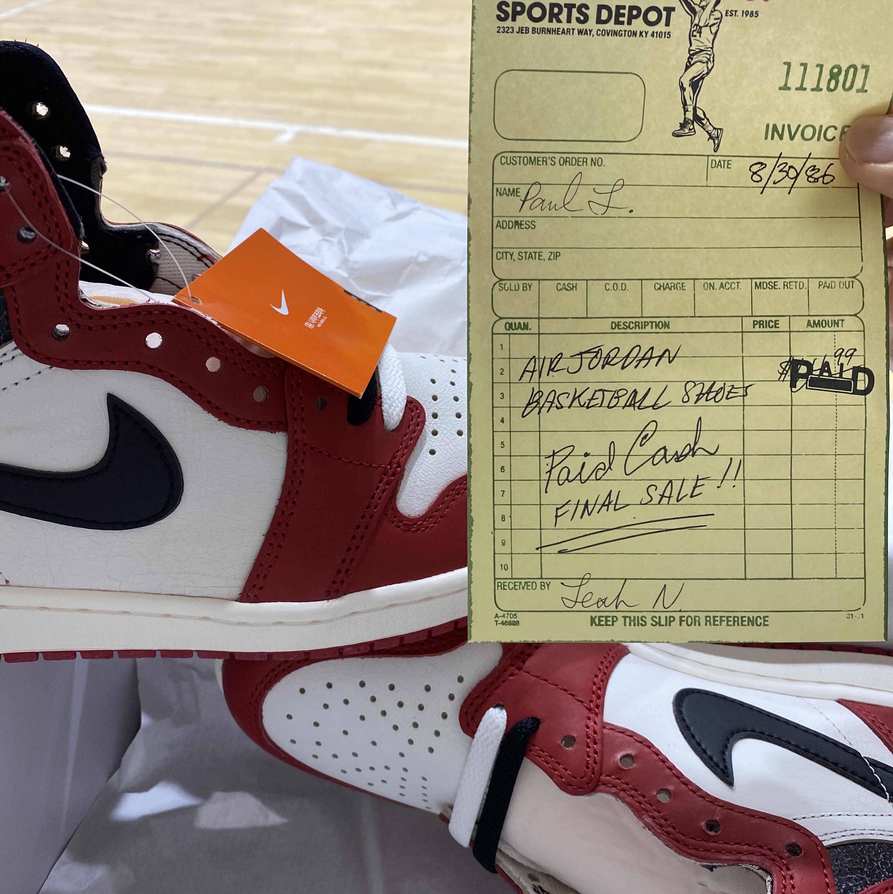 Jordan 1 Retro High OG Chicago 2022, Jordan 1 Low Golf Chicago 착용 스타일 - 3
