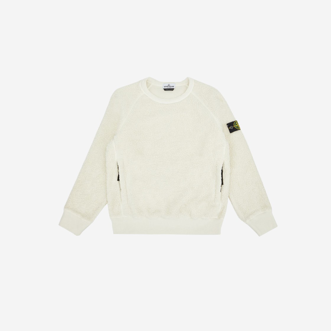 (Kids) Stone Island 60143 Terry Cotton Pile Garment Dyed Crewneck Sweatshirt Stucco - 22FW 상세 이미지 1