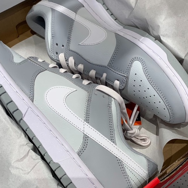 Nike Dunk Low Retro Wolf Grey 착용 스타일