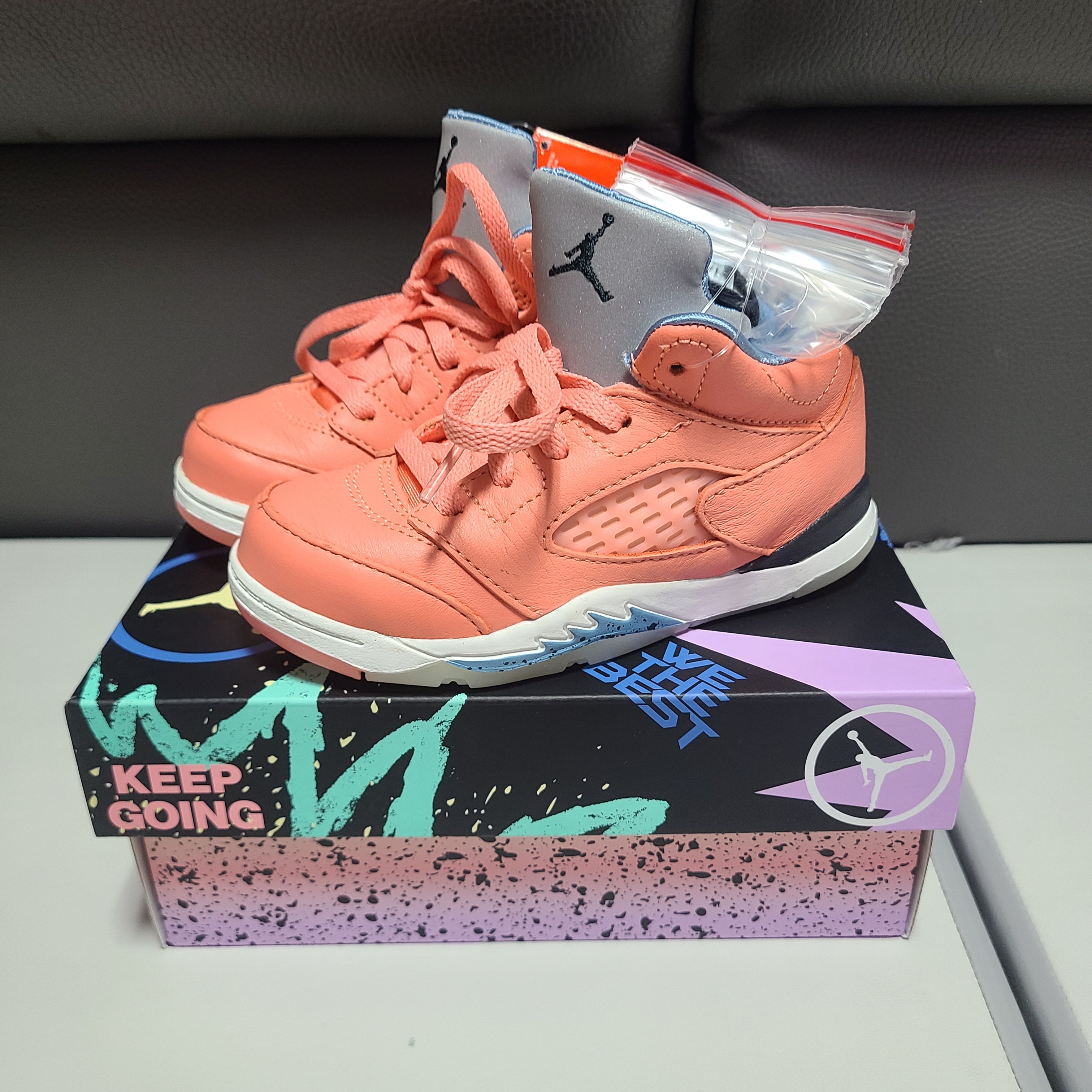 (TD) Jordan 5 x DJ Khaled Retro Crimsson Bliss 착용 스타일 - 1