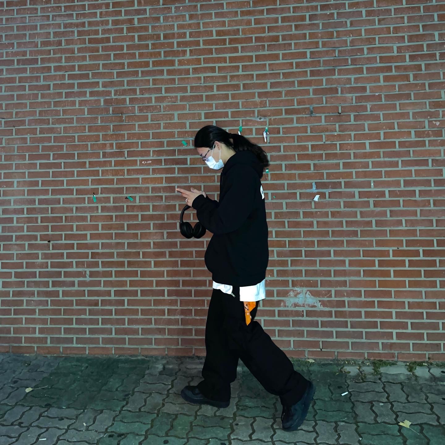 Nike Air Force 1 Boot Black Anthracite 착용 스타일 - 1