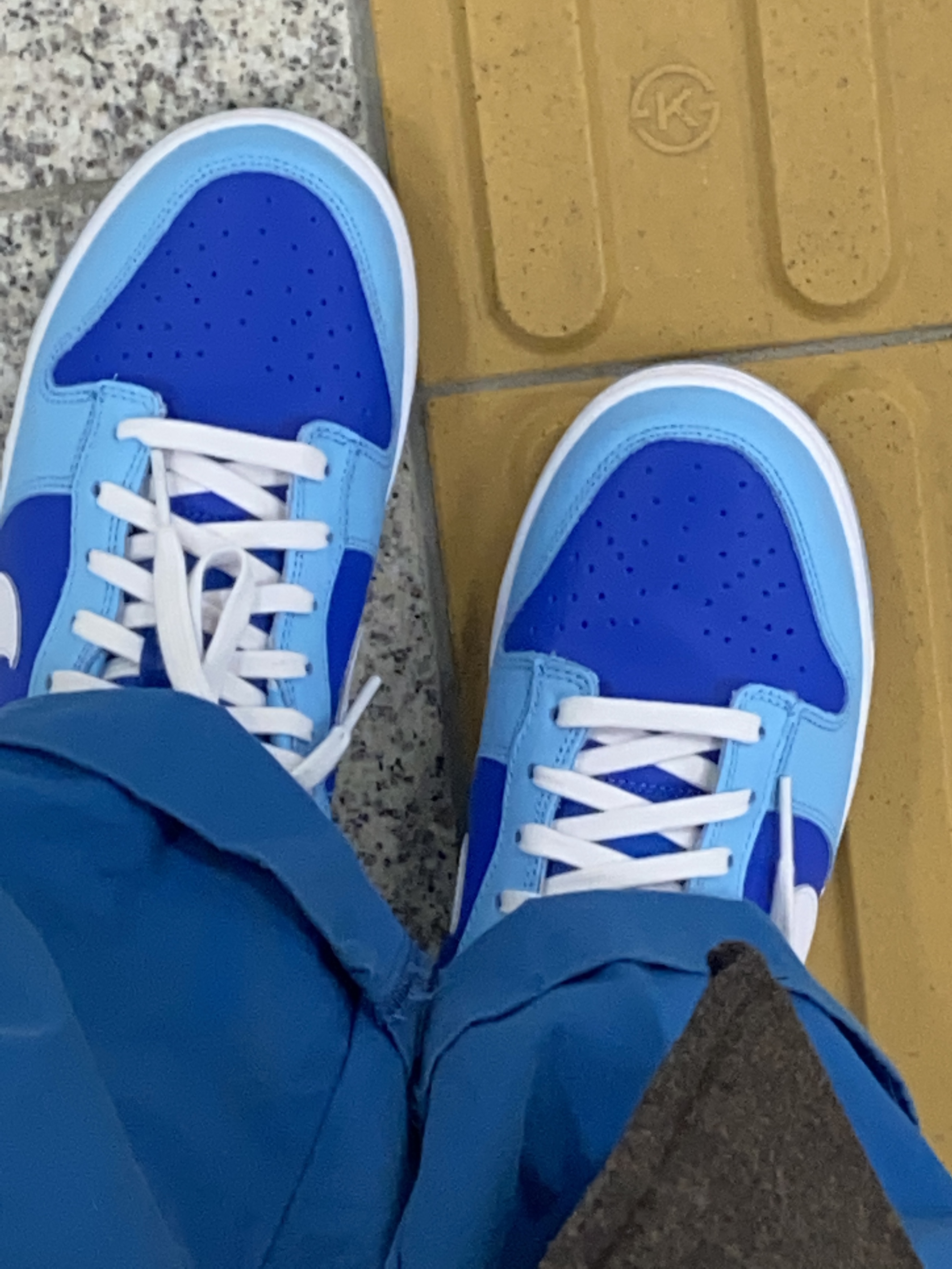 Nike Dunk Low Retro QS Argon 착용 스타일 - 4