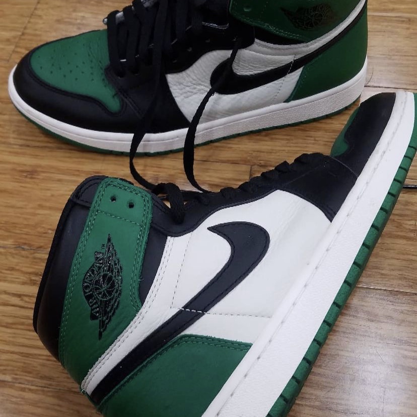 Jordan 1 Retro High OG Pine Green 착용 스타일