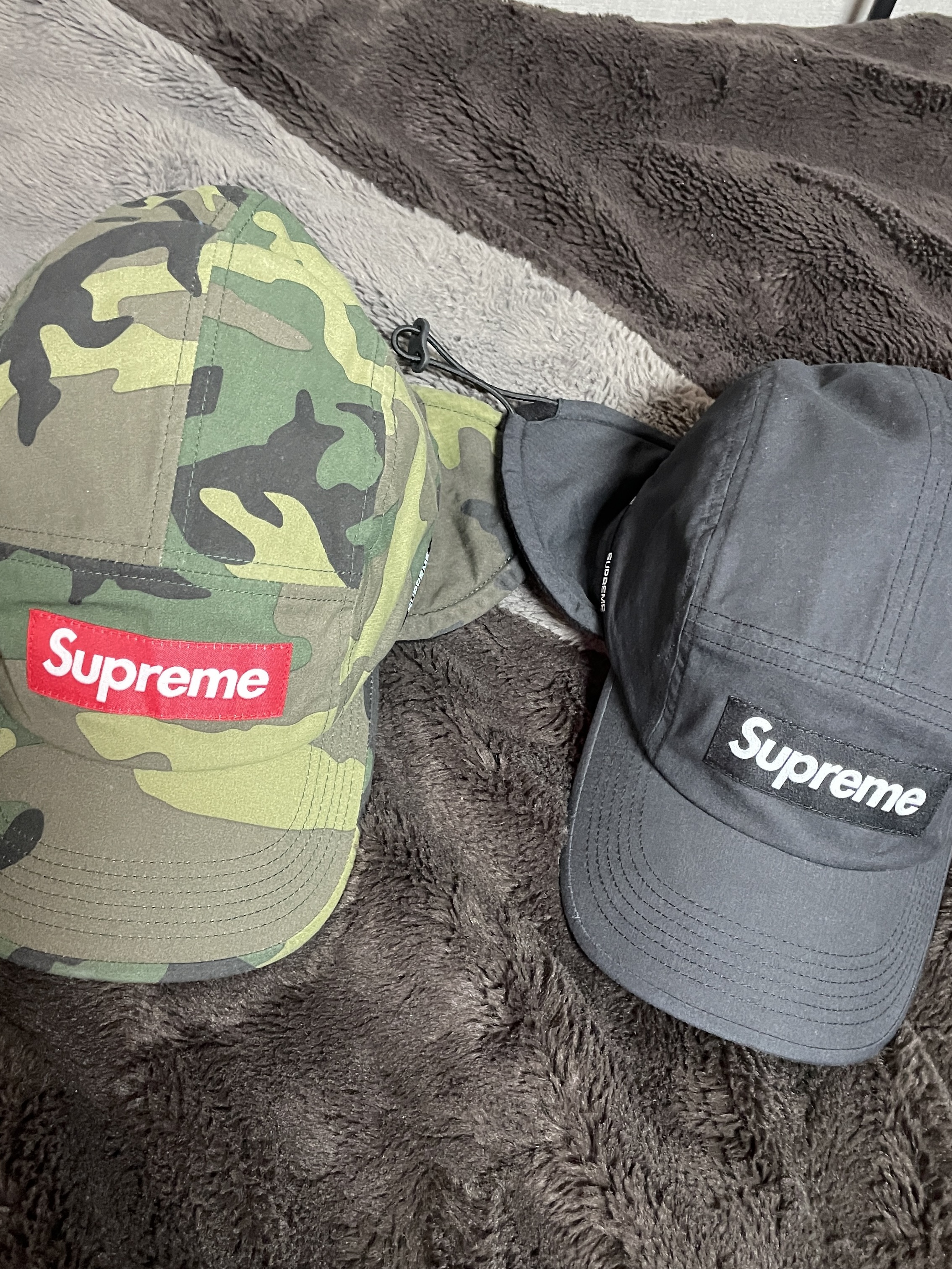 Supreme x The North Face 800-Fill Half Zip Hooded Pullover Times Square - 22FW, Supreme x The North Face Taped Seam Shell Jacket Yellow - 22FW 착용 스타일 - 5