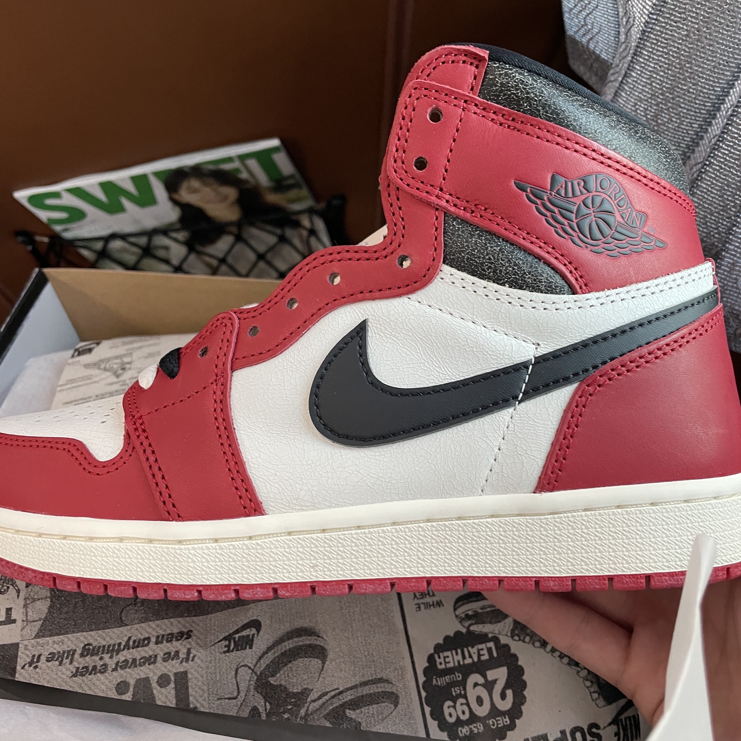 Jordan 1 Retro High OG Chicago 2022, (GS) Jordan 1 Retro High OG Chicago 2022 착용 스타일