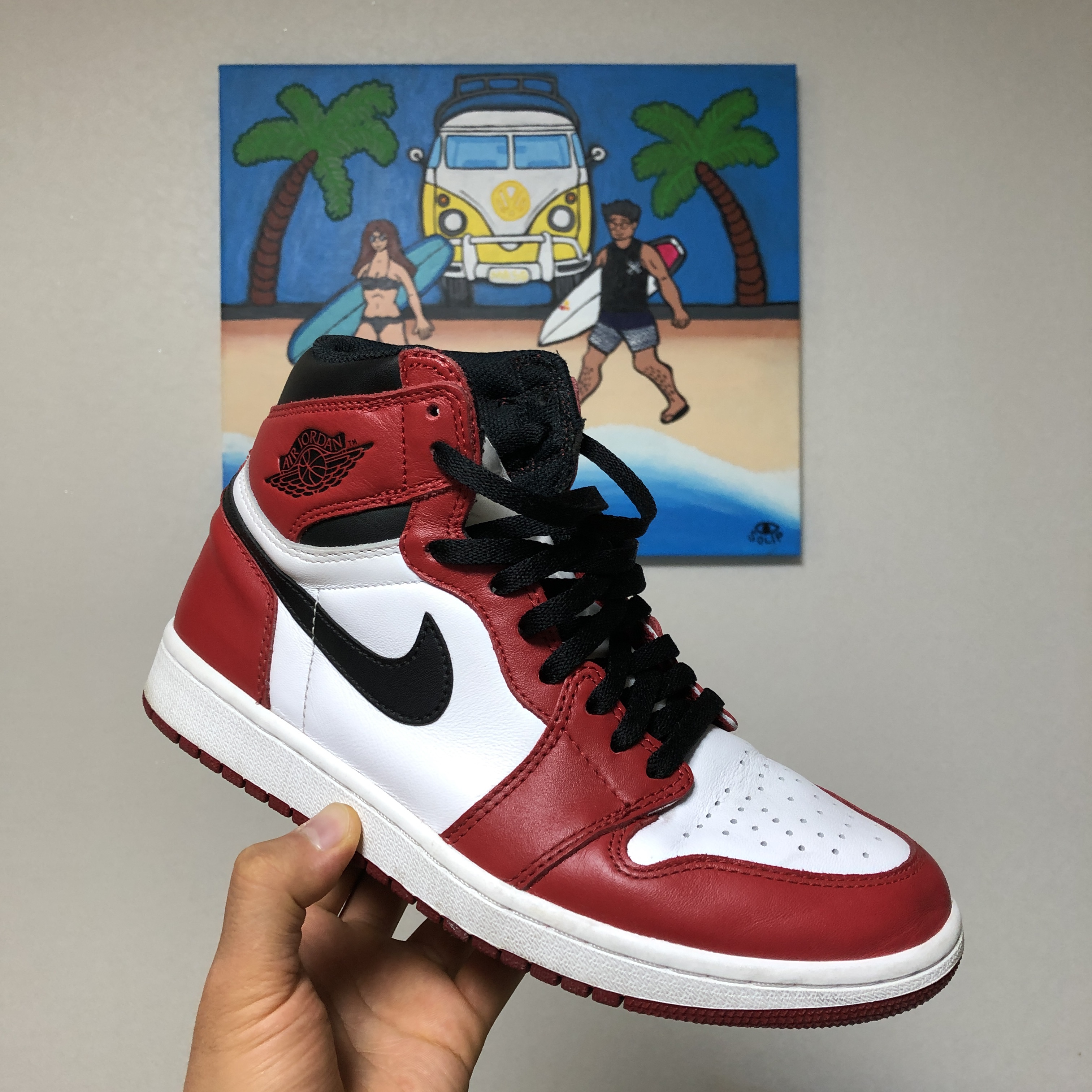 Jordan 1 Retro High OG Chicago 2022, Jordan 1 Retro High OG Chicago 2015 착용 스타일 - 1