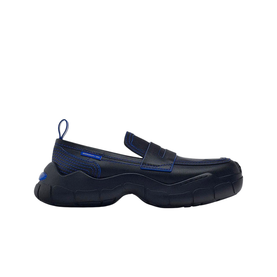 자라 x 아더에러 레더 트랙 솔 로퍼 블랙(Zara x Ader Error Leather Track Sole Loafers Black)