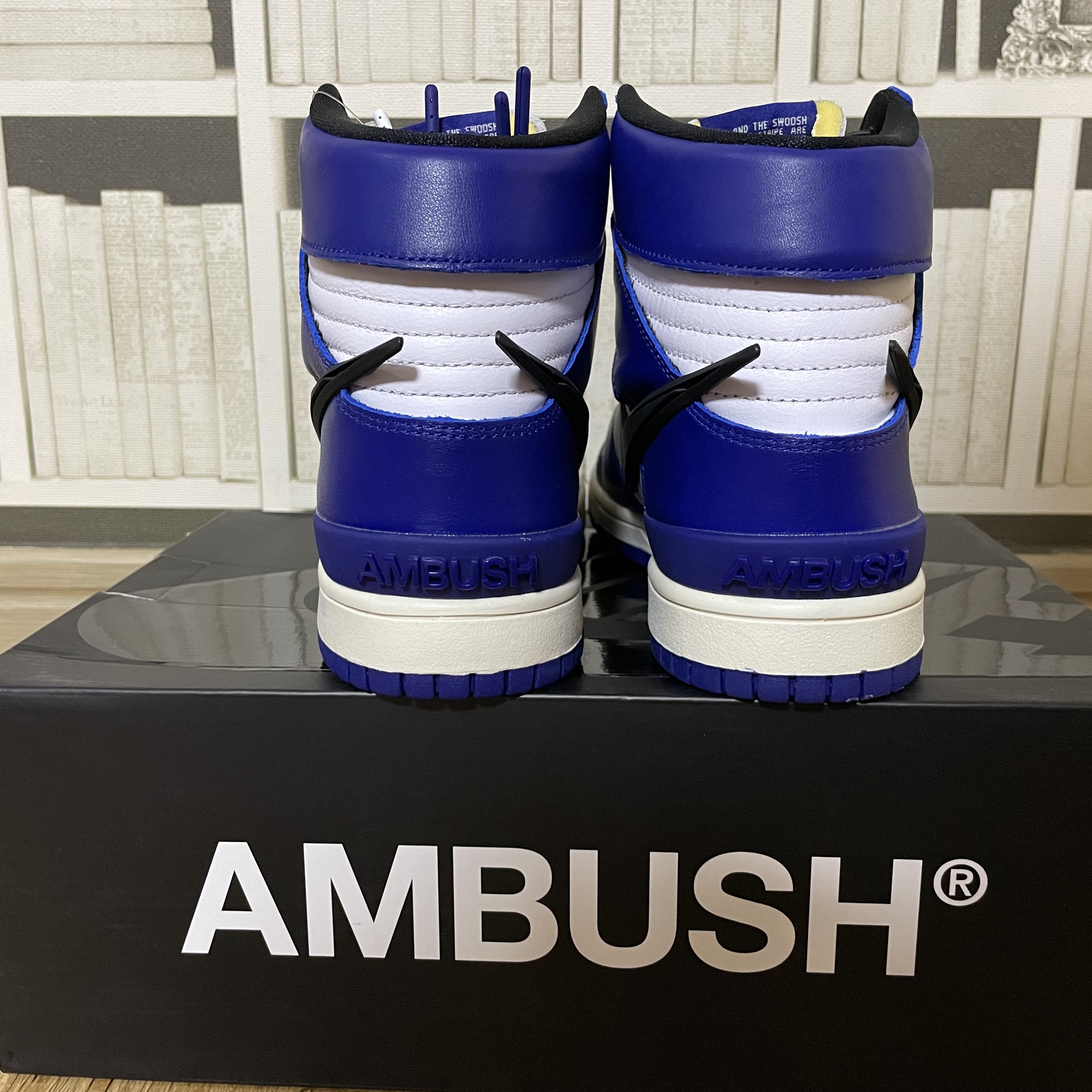 Nike x Ambush Dunk High Deep Royal Blue 착용 스타일 - 3