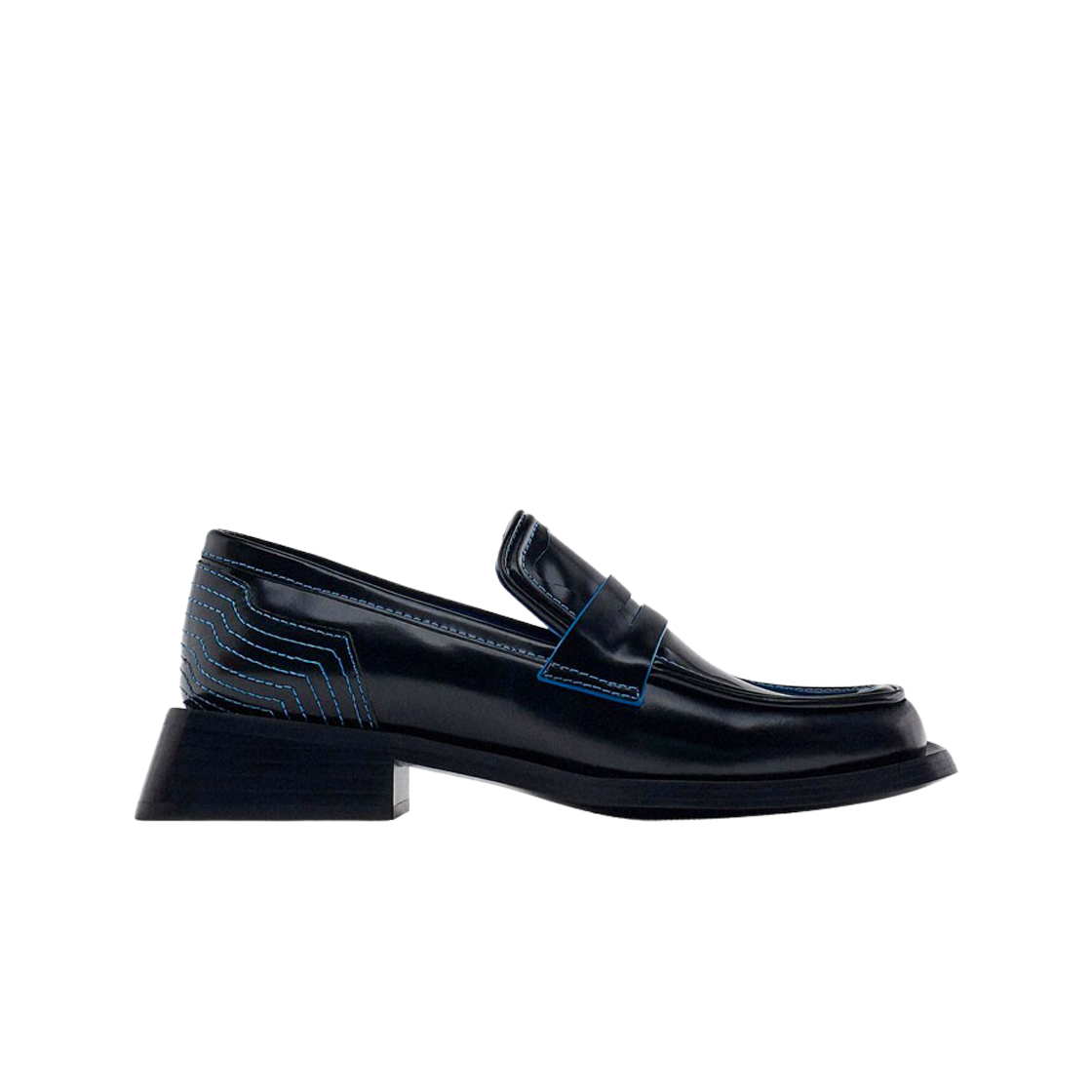 자라 x 아더에러 레더 로퍼 블랙(Zara x Ader Error Leather Loafers Black)